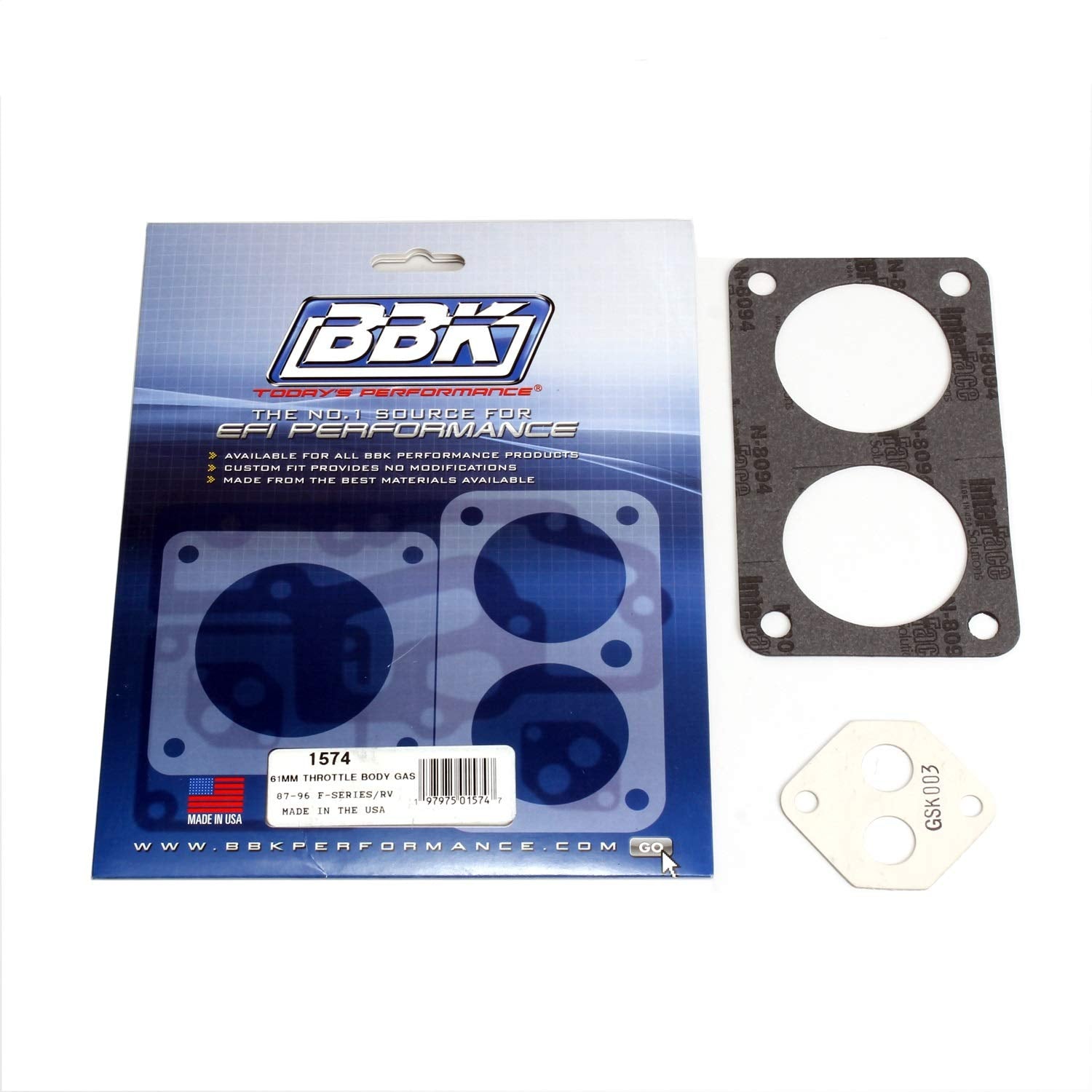 Twin BBK 61mm Throttle Body Gasket Kit for Ford F-Series