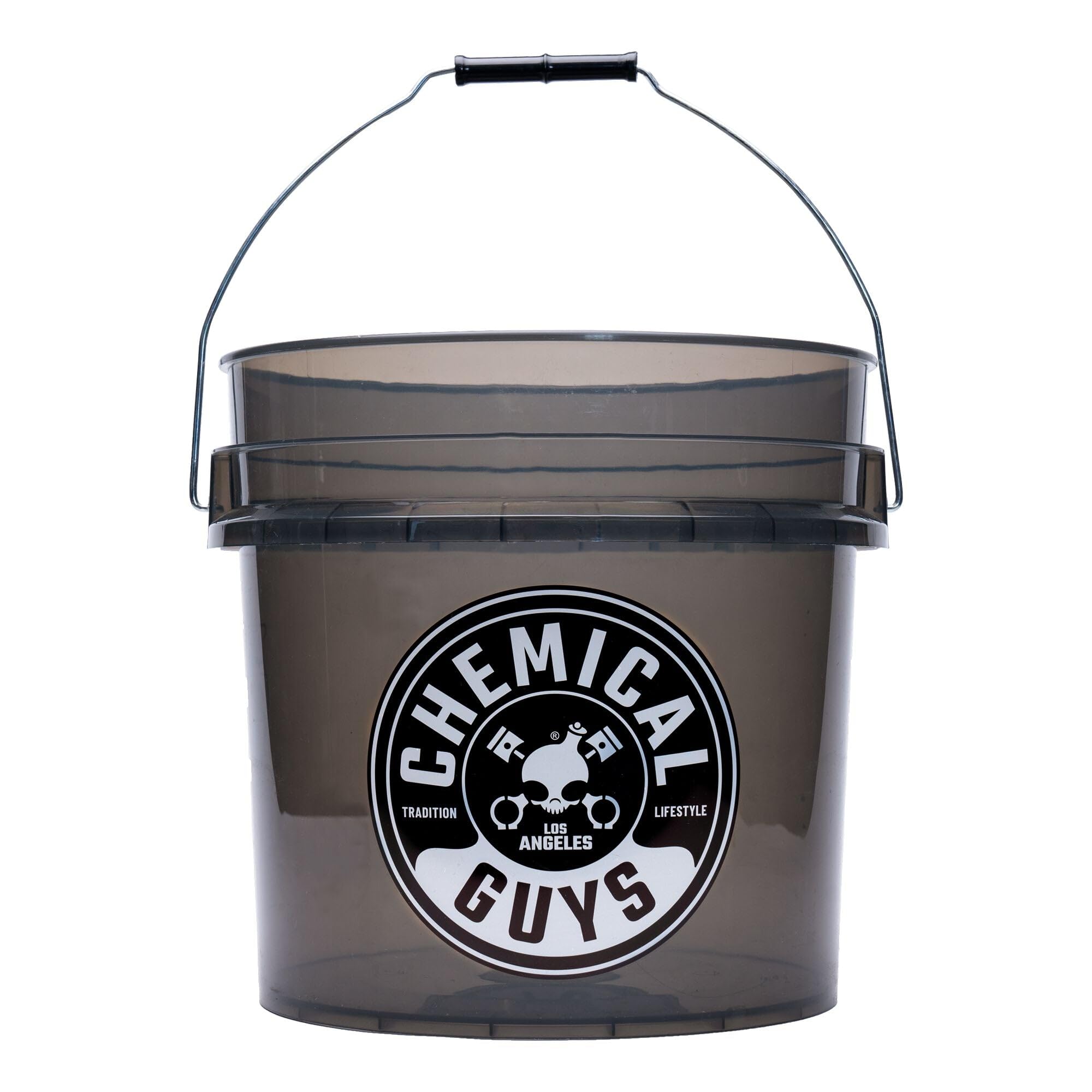 Chemical Guys Detailing Heavy Duty Bucket Smoked Black (4.5 gal)