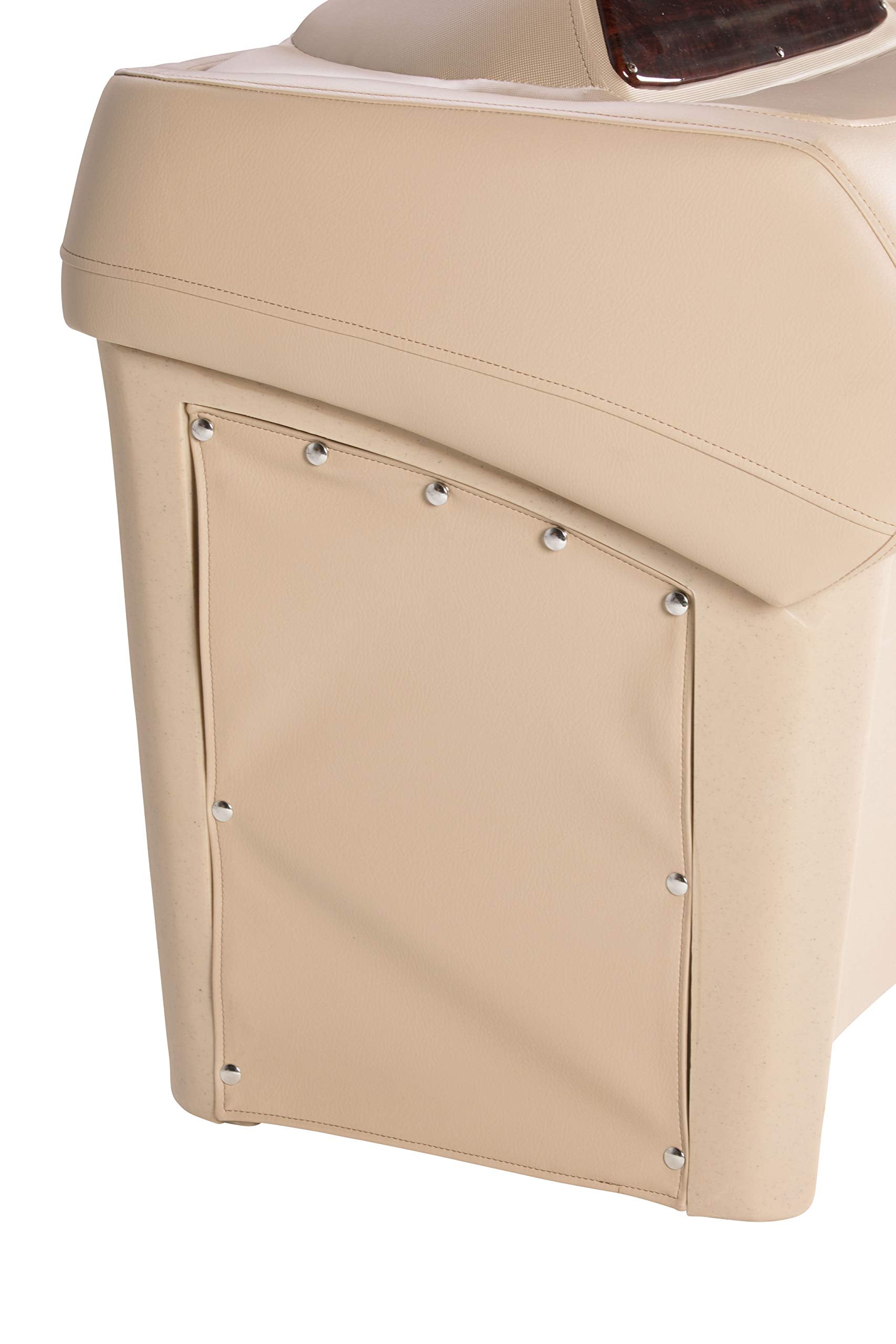 34-Inch High Taylor Made Products Pontoon Boat Helm Stand Steering Console Station, Beige
