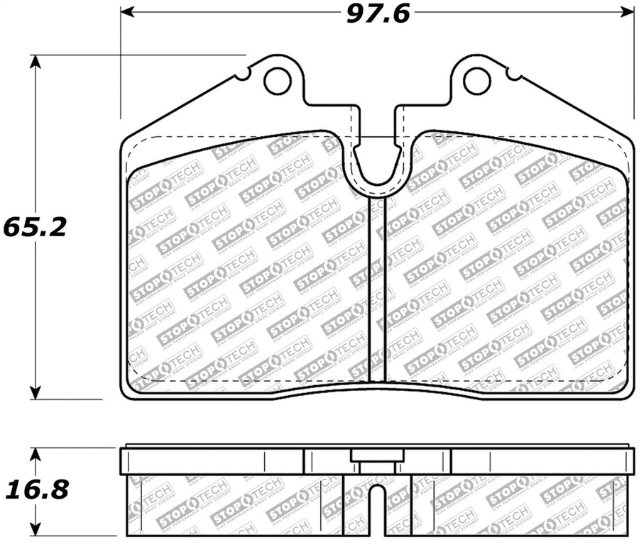 Street Select StopTech Brake Pads 305.06080