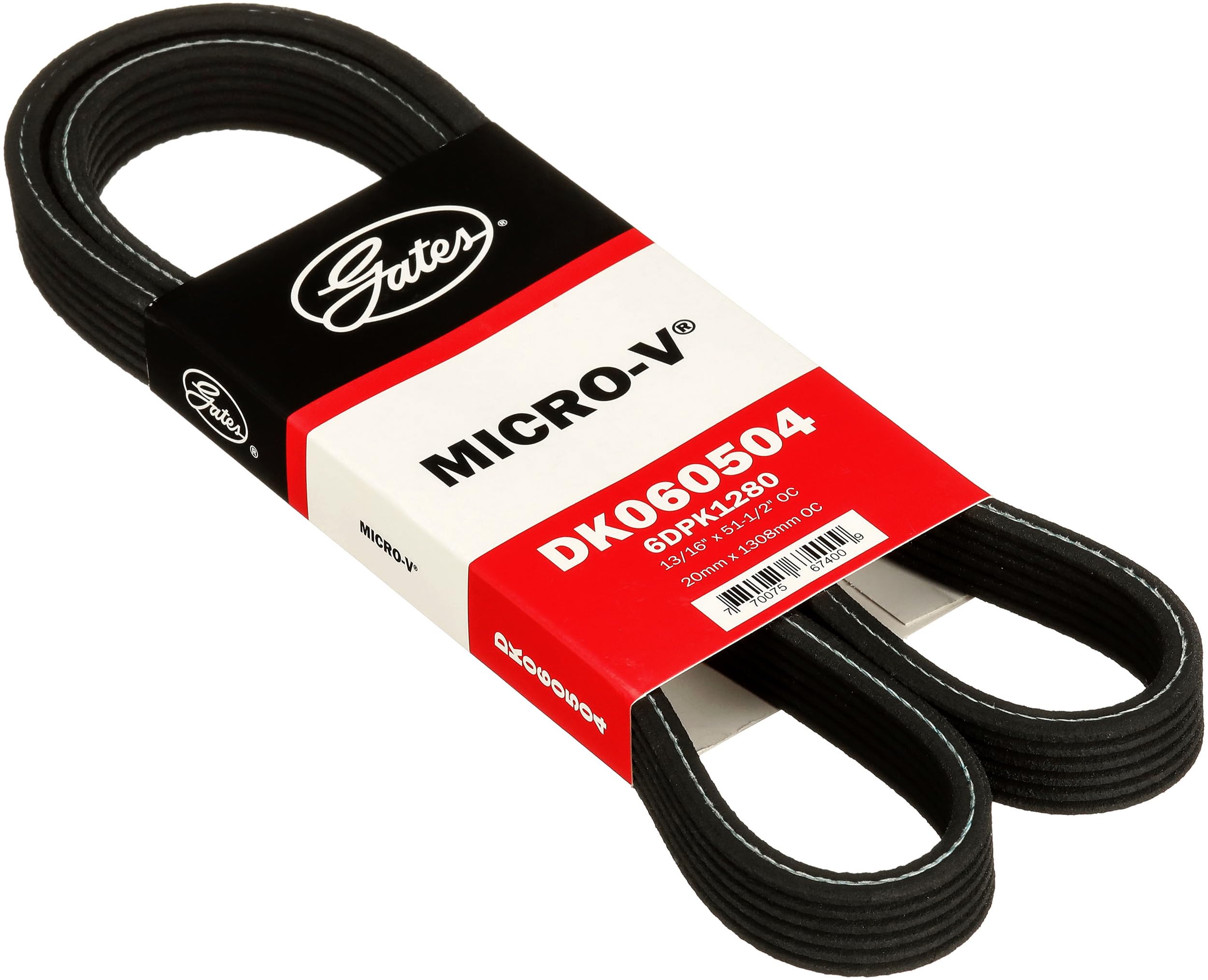 Gates DK060504 Genuine Micro-V Dual-Sided Serpentine Drive Belt