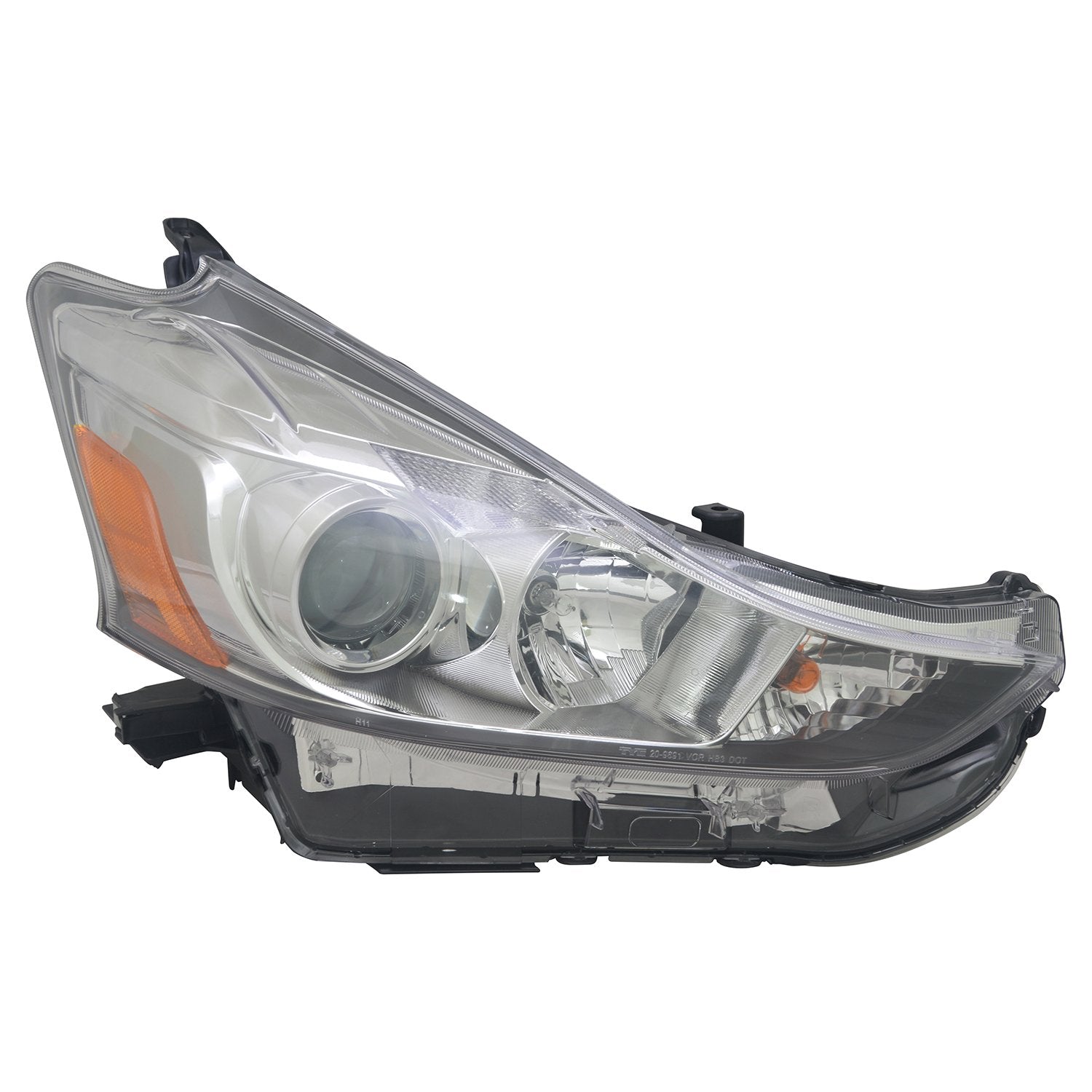 Right TYC Headlight Assembly Compatible with 2015-2018 Toyota Prius V
