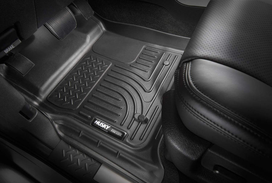 Weatherbeater Husky Liners | Fits 2015-2024 Ford F-150, 17-24 F-250/F-350/F-450 SuperCrew/SuperCab, Center Hump Liner - Grey | 83362