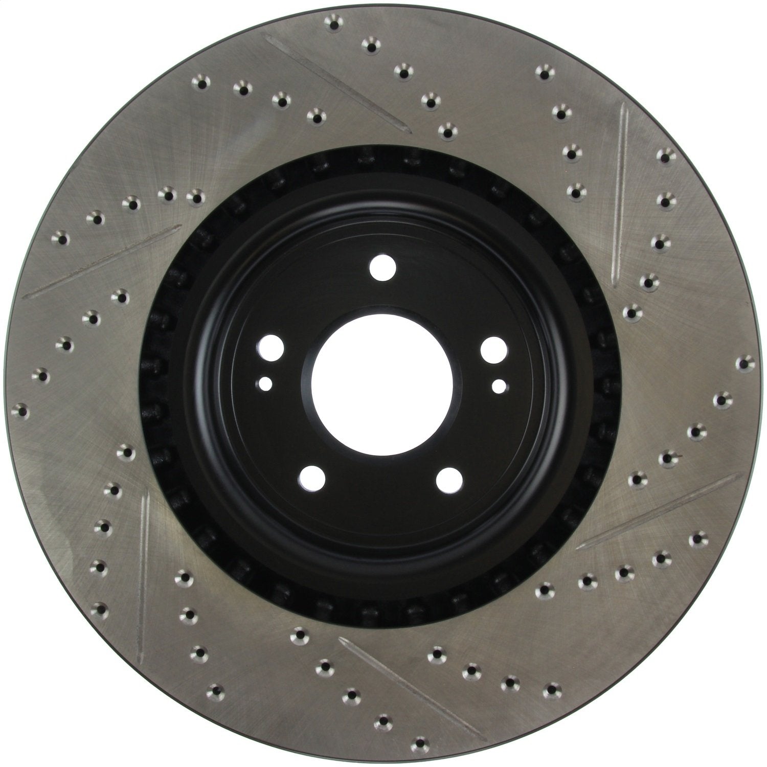 Sport Drilled/Slotted Brake Rotor StopTech 127.46076R (Front Right), 1 Pack