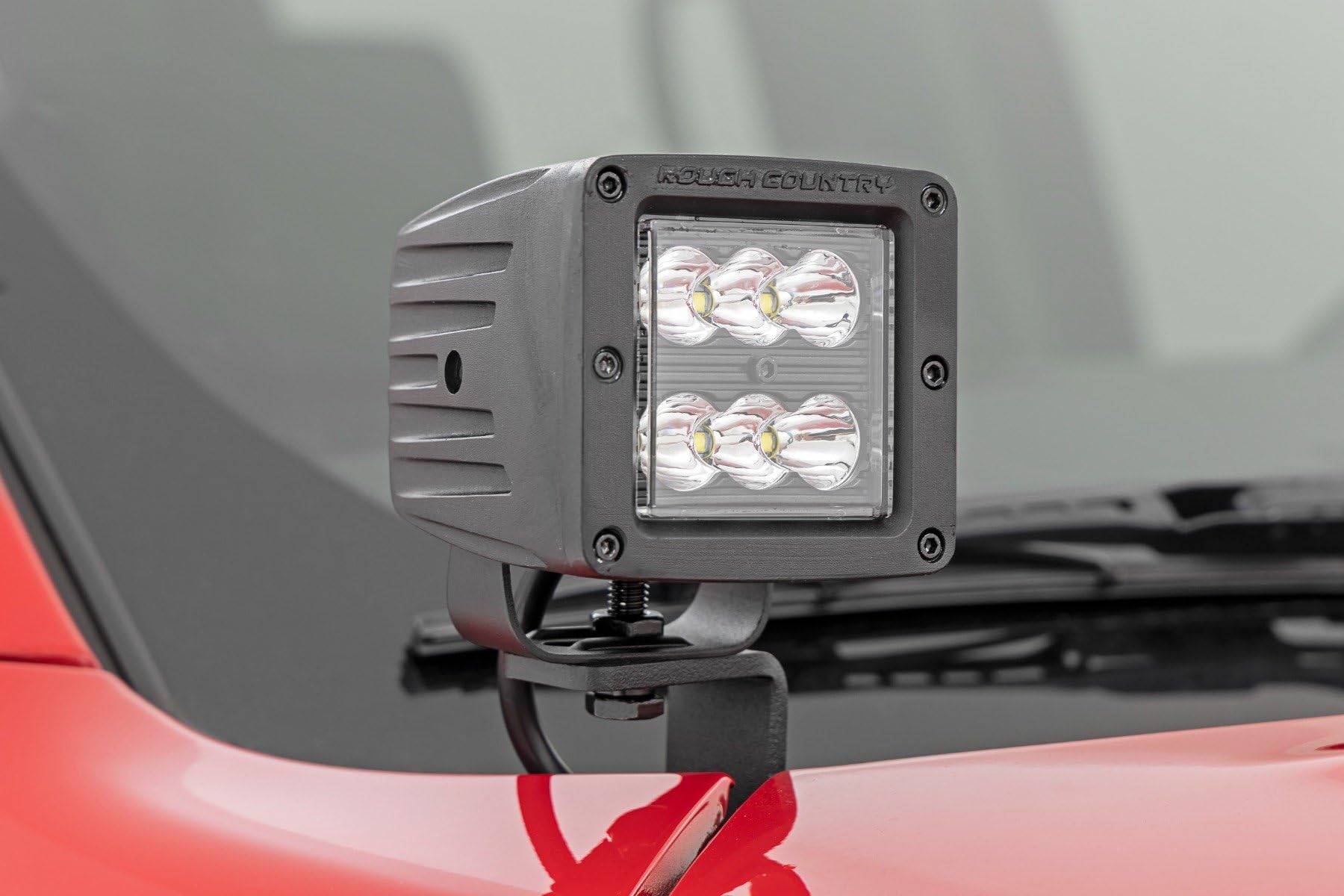 2" Rough Country DRL LED Ditch Light Kit for 2022-2024 Frontier | Amber - 71067