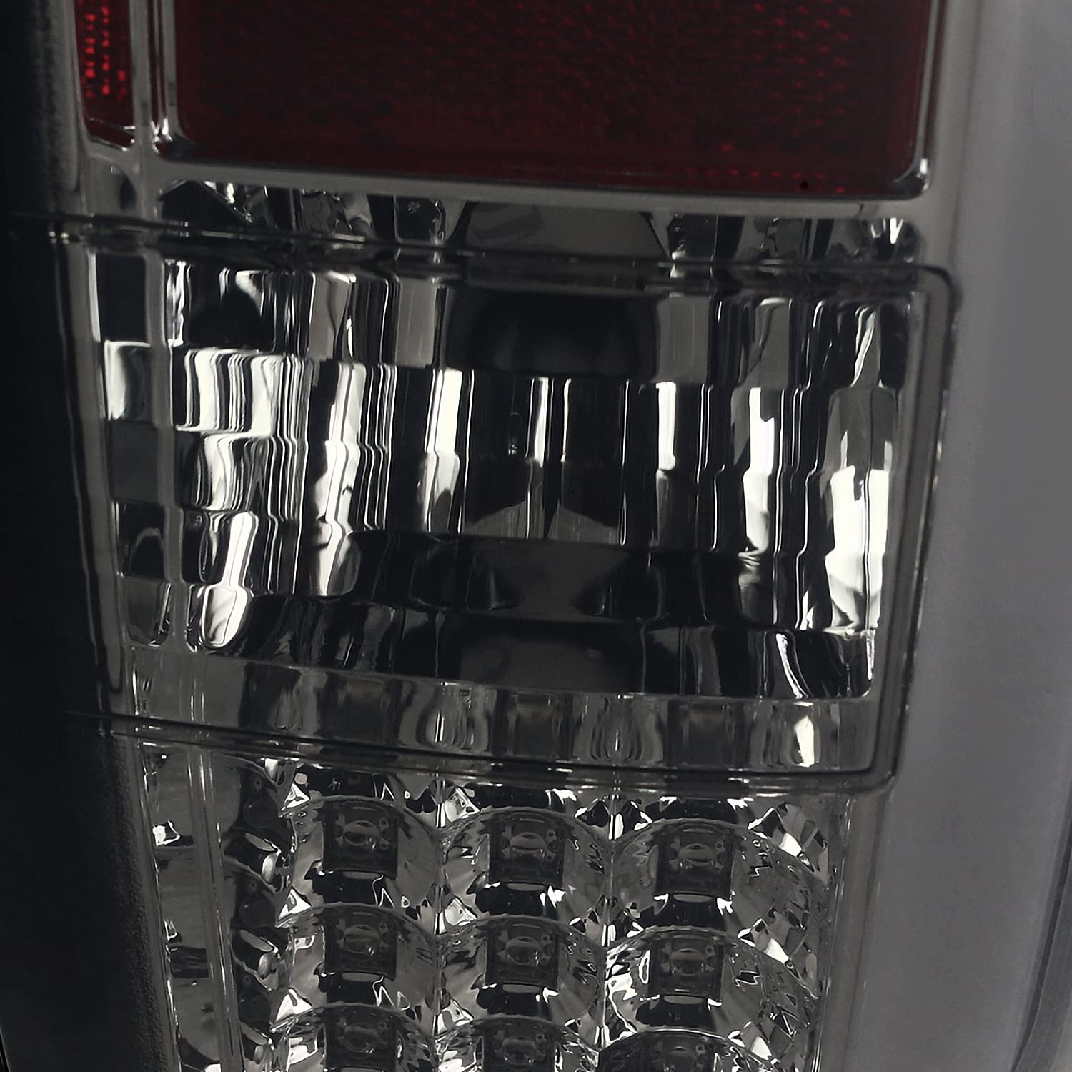 Smoke LED Sequential Tail Lights Spec-D Tuning Compatible with 2014-2021 Toyota Tundra, Left + Right Pair Assembly