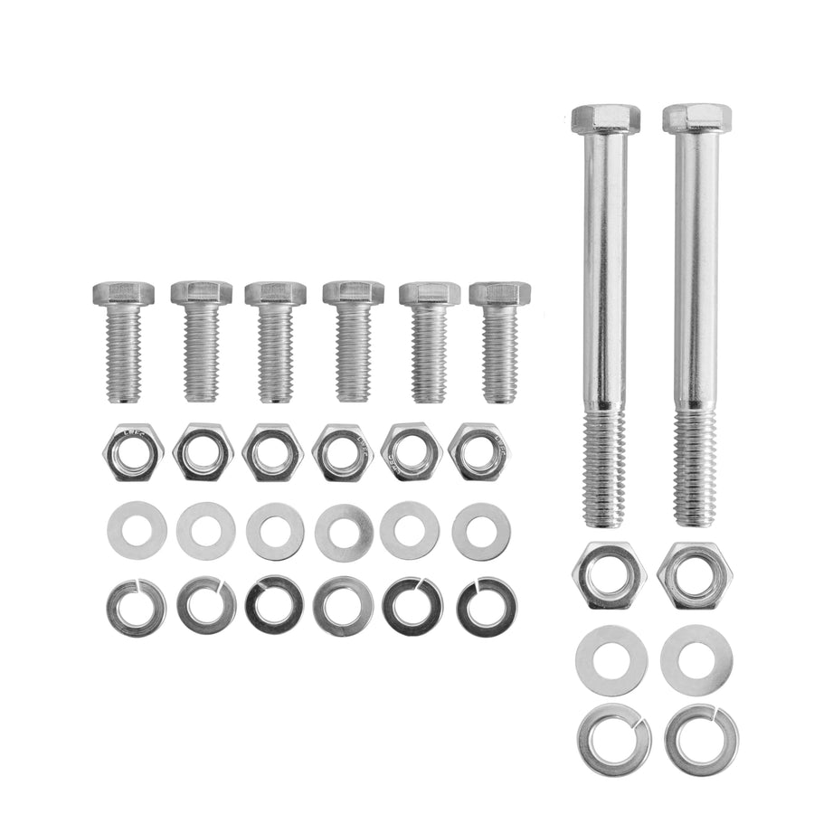 Engine Mount Conversion Kit Brothers Trucks ESM6372 - Small Block V8 - Black - RWD
