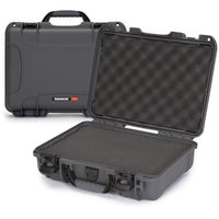 Nanuk 910 Medium Series Lightweight NK-7 Resin Waterproof Protective Case with Foam for Camcorder or Mirrorless Camera Kit, Graphite