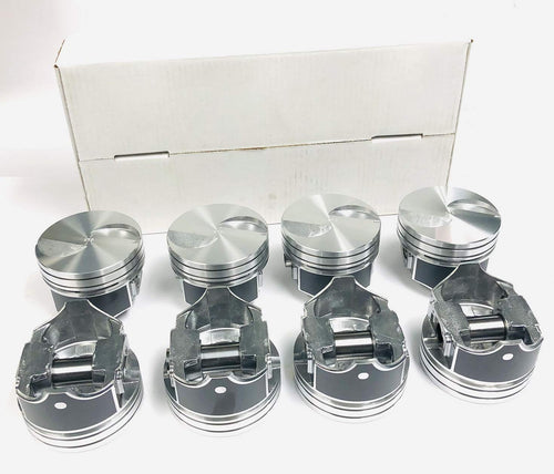 Hypereutectic Silvolite Flat Top +.060" Over Size Pistons compatible with Ford & Mercruiser 7.5L 460 engines (4.420" Bore Diameter)