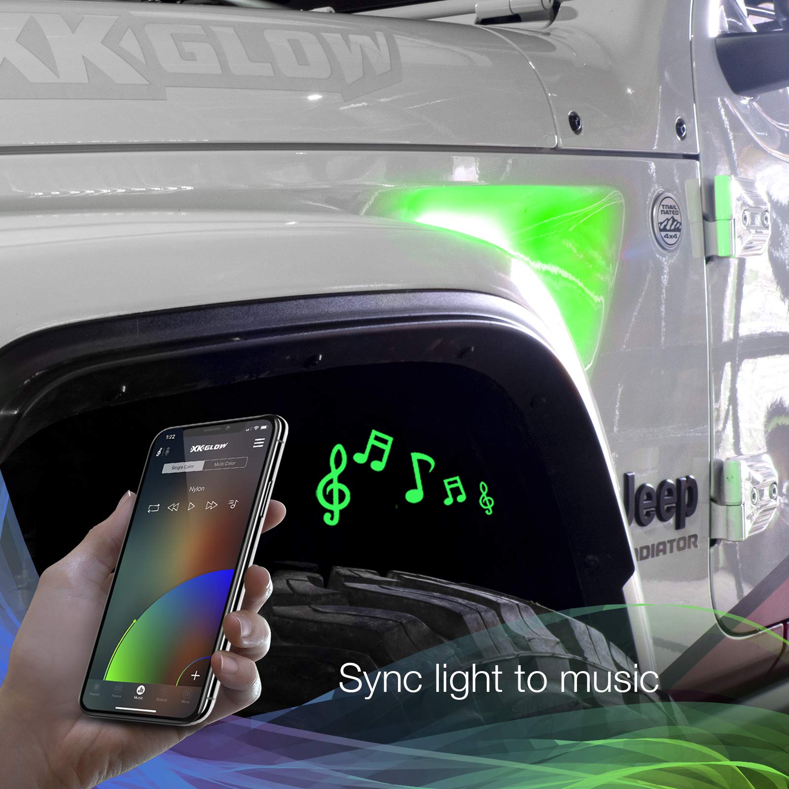 XK-Vent-RGB-KIT XKGLOW Fits Jeep Wrangler