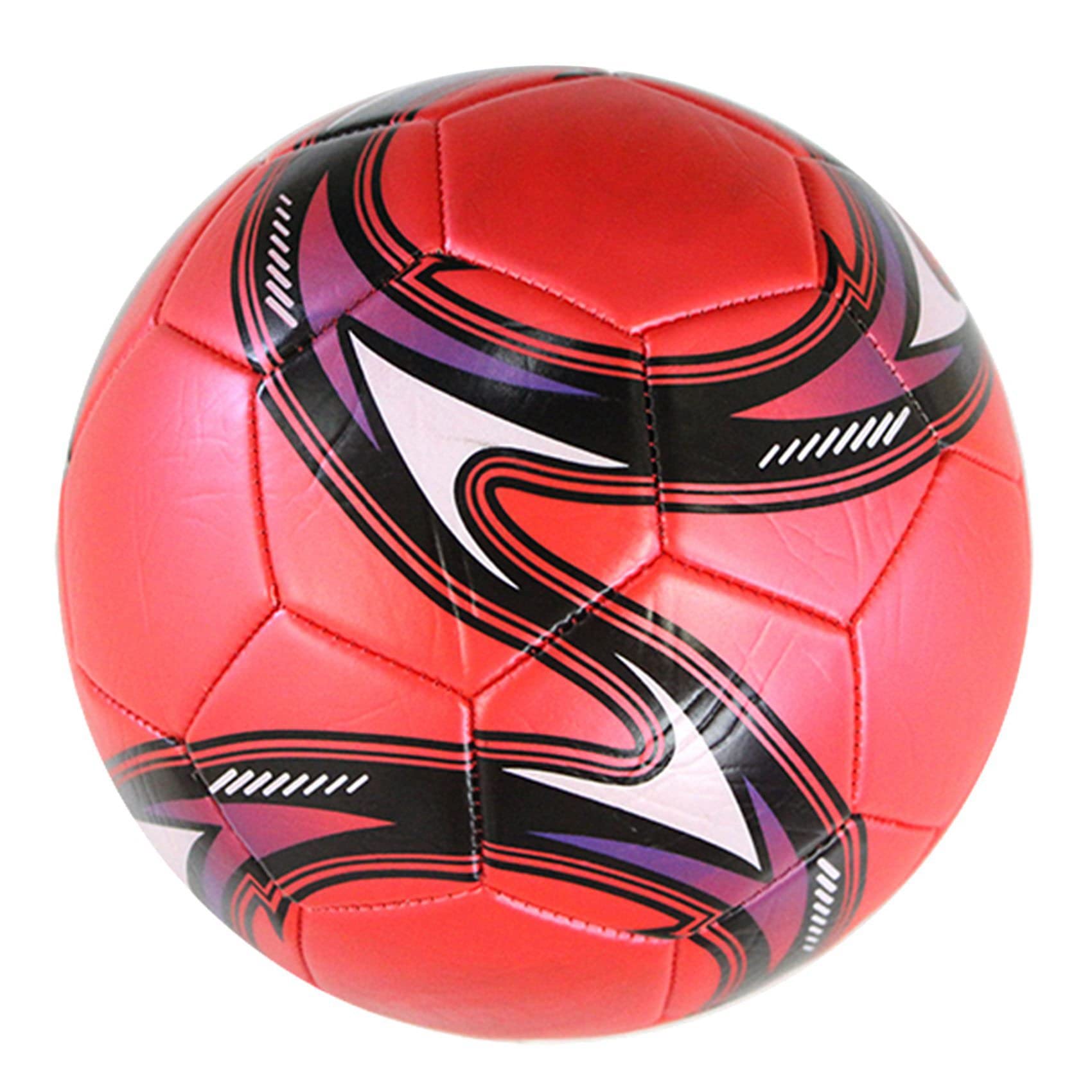 2 x Bdfhjln Professional Football Size 5 Training Official Football Ball Competition Outdoor Red