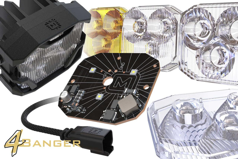 4Banger Morimoto A-Pillar Brackets: Wrangler JL/JT (18+) BAF036