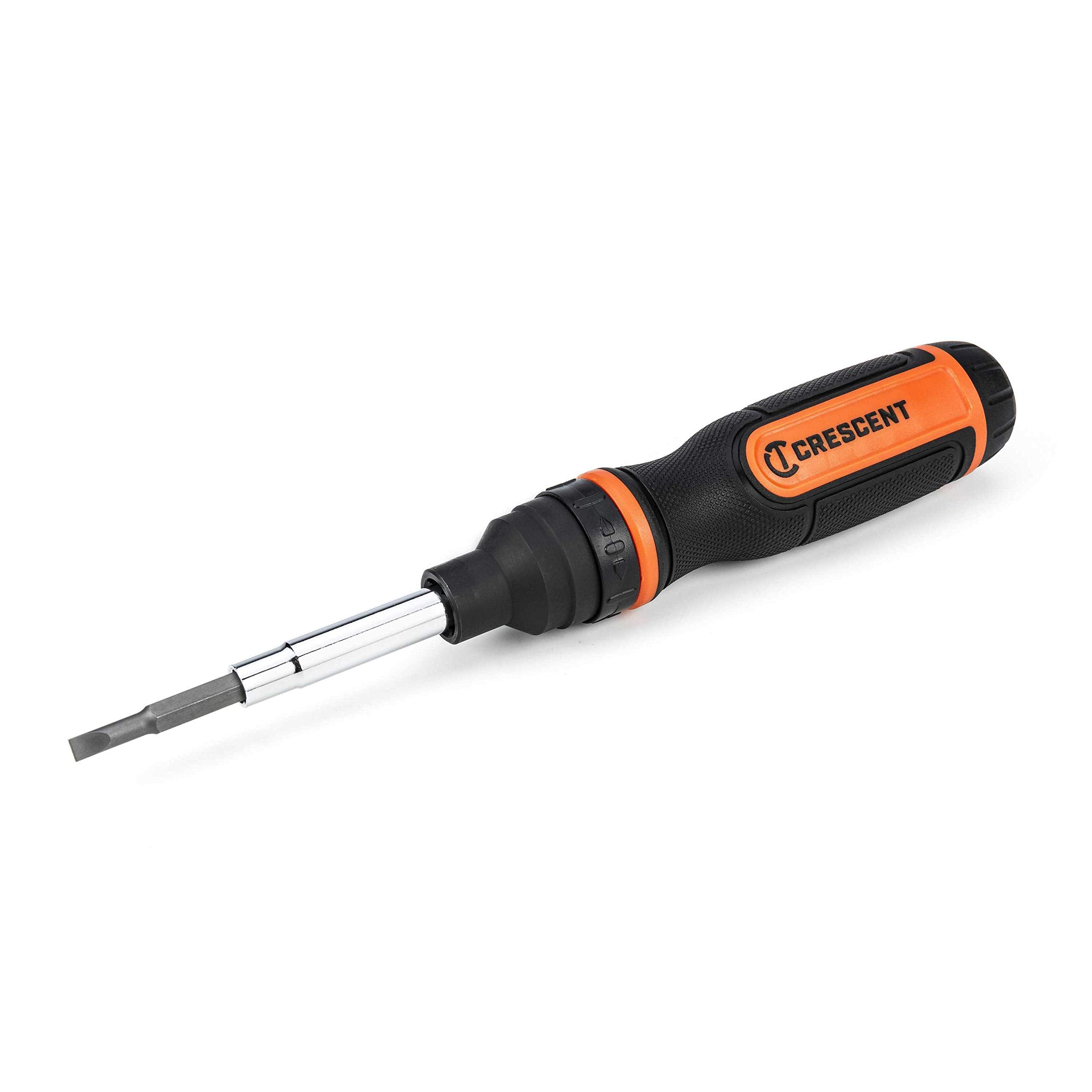 6-in-1 Crescent Stubby Ratcheting Multi-Bit Driver