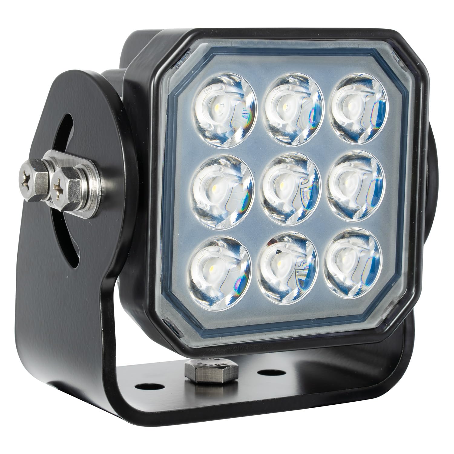 Vision X Lighting Work Light Prospector 9 Seven WATT LEDs Black HOUSING 40 Degree Beam