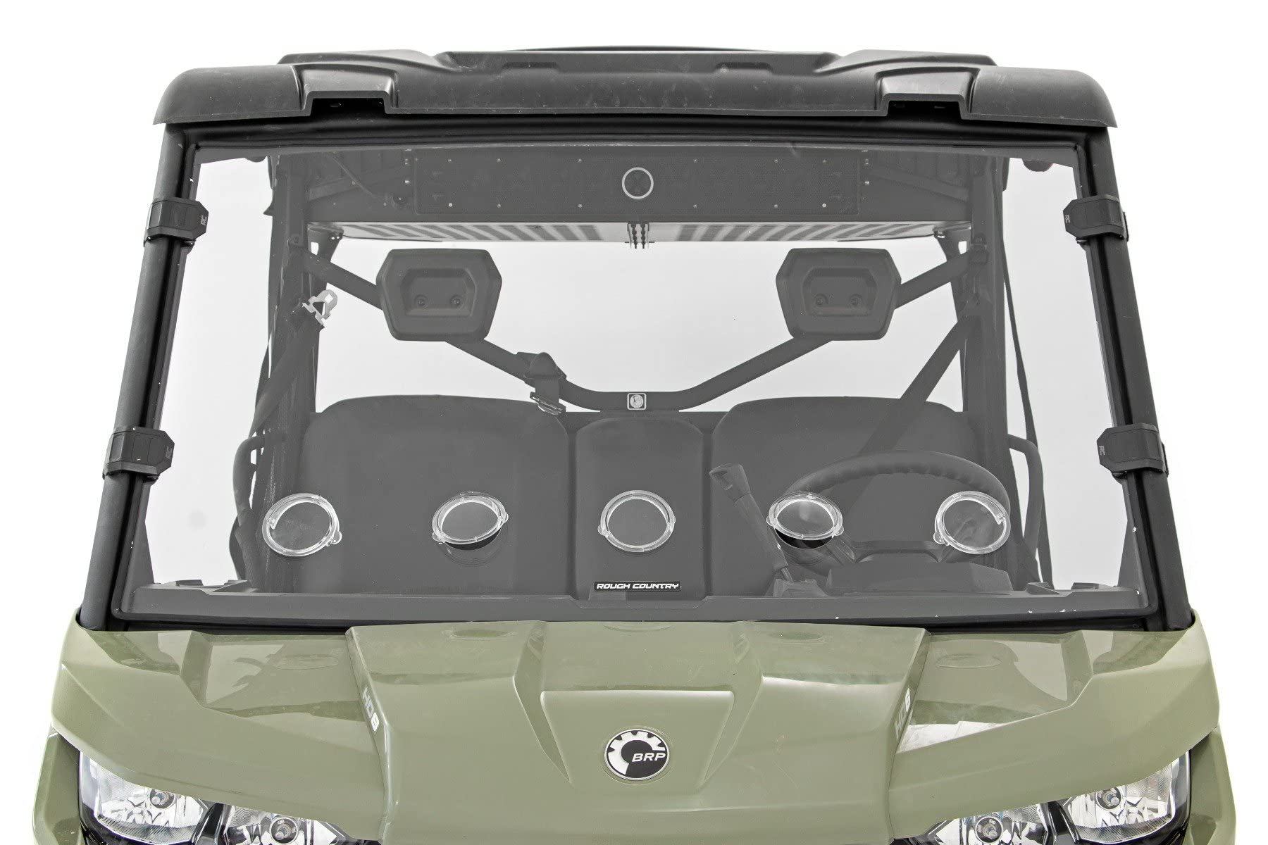Full Front Vented Windshield Rough Country for Can-Am Defender - 98262030