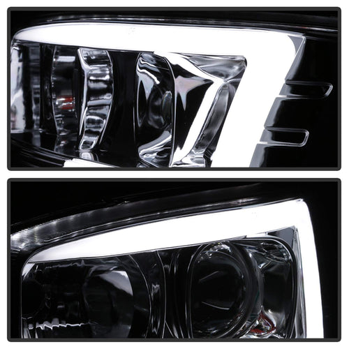 Spyder Auto 5084620 Spyder GMC Sierra 1500/2500/3500 99-06 / GMC Sierra Denali 02-07 / GMC Yukon 00-06 / GMC Yukon Denali 01-06 Version 2 Projector Headlights - Light Bar DRL - Chrome