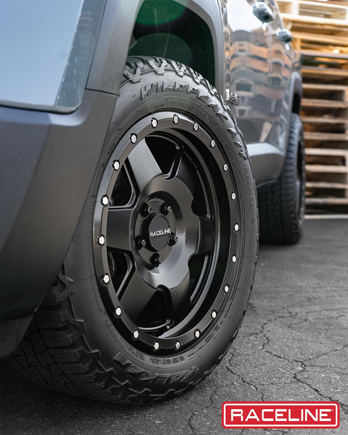 Raceline 946B BOOST Satin Black Wheel (18 x 8. inches /5 x 127 mm, 35 mm Offset)
