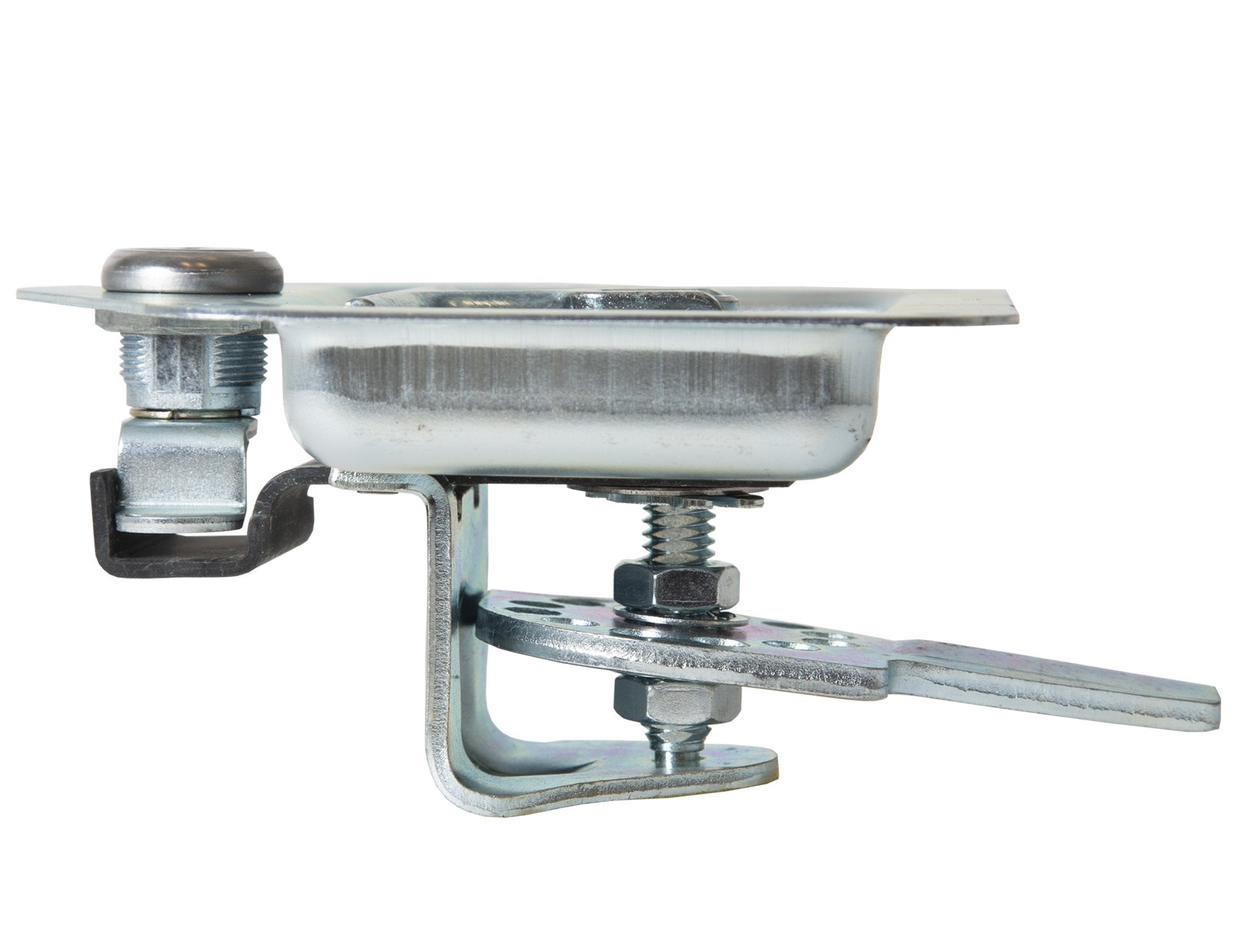 Buyers Products T-Handle L8915 Locking Latch, Single Point with Gasket, with 2 Keys, Zinc-Plated Steel, for Truck Bed Tool Boxes, Trailer Doors, RVs, Campers, Truck Cap Latch