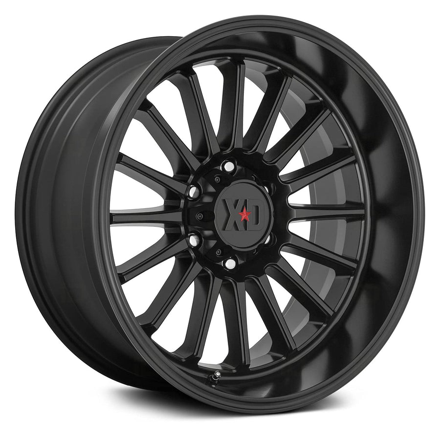 Xd857 Whiplash Satin Black Wheel XD Wheels with Alloy Steel (22 x 10. inches /5 x 71 mm, -18 mm Offset)