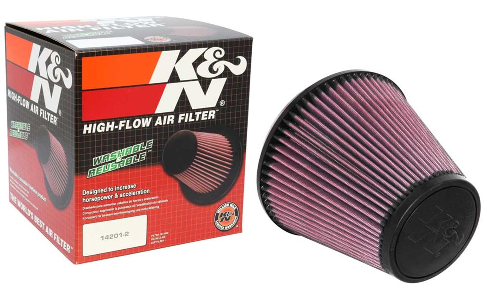 Universal K&N Air Filter Clamp-On RU-5107
