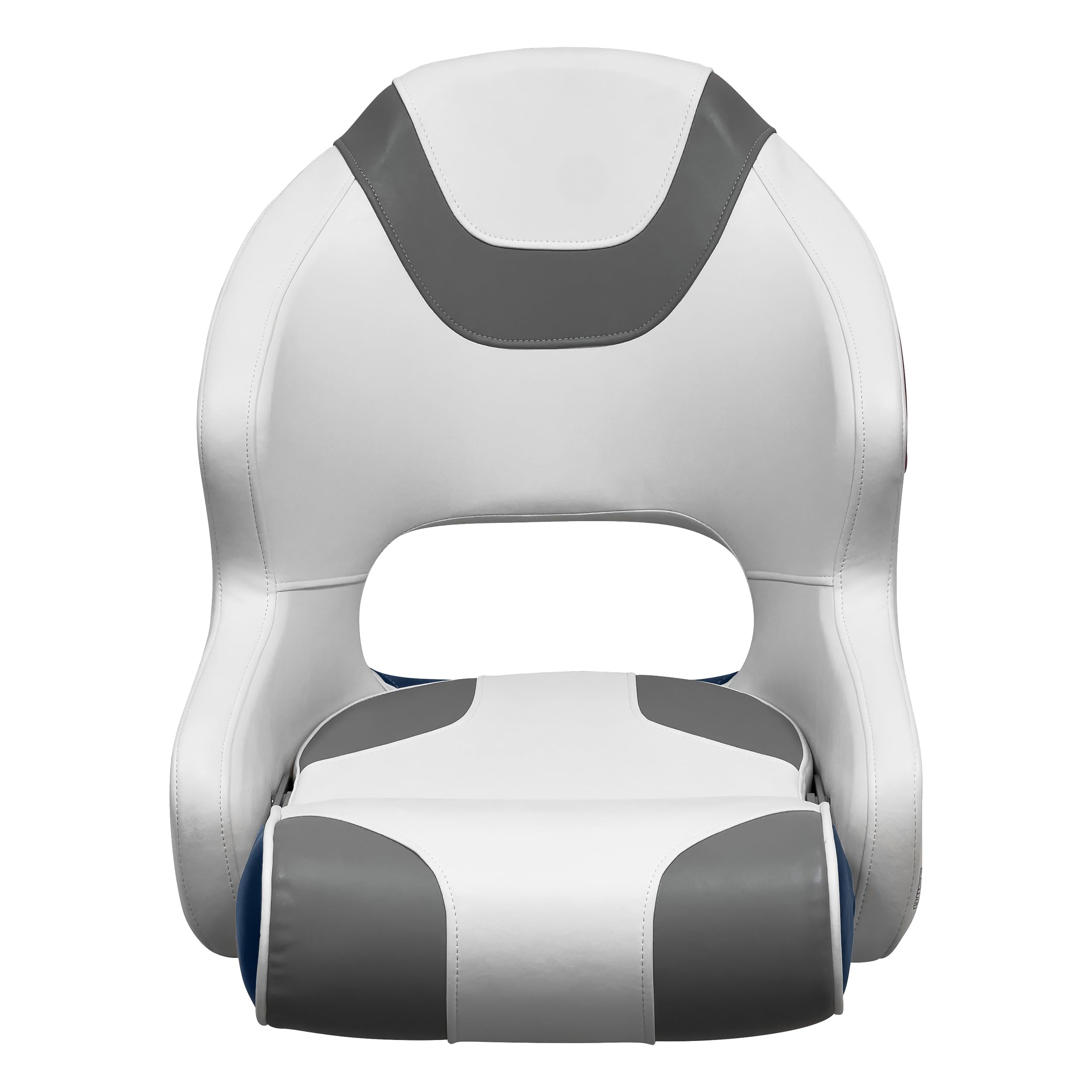 Baja Series Wise 3315-1773 Bucket Seat with Bolster, Brite White/Grey/Midnight Blue
