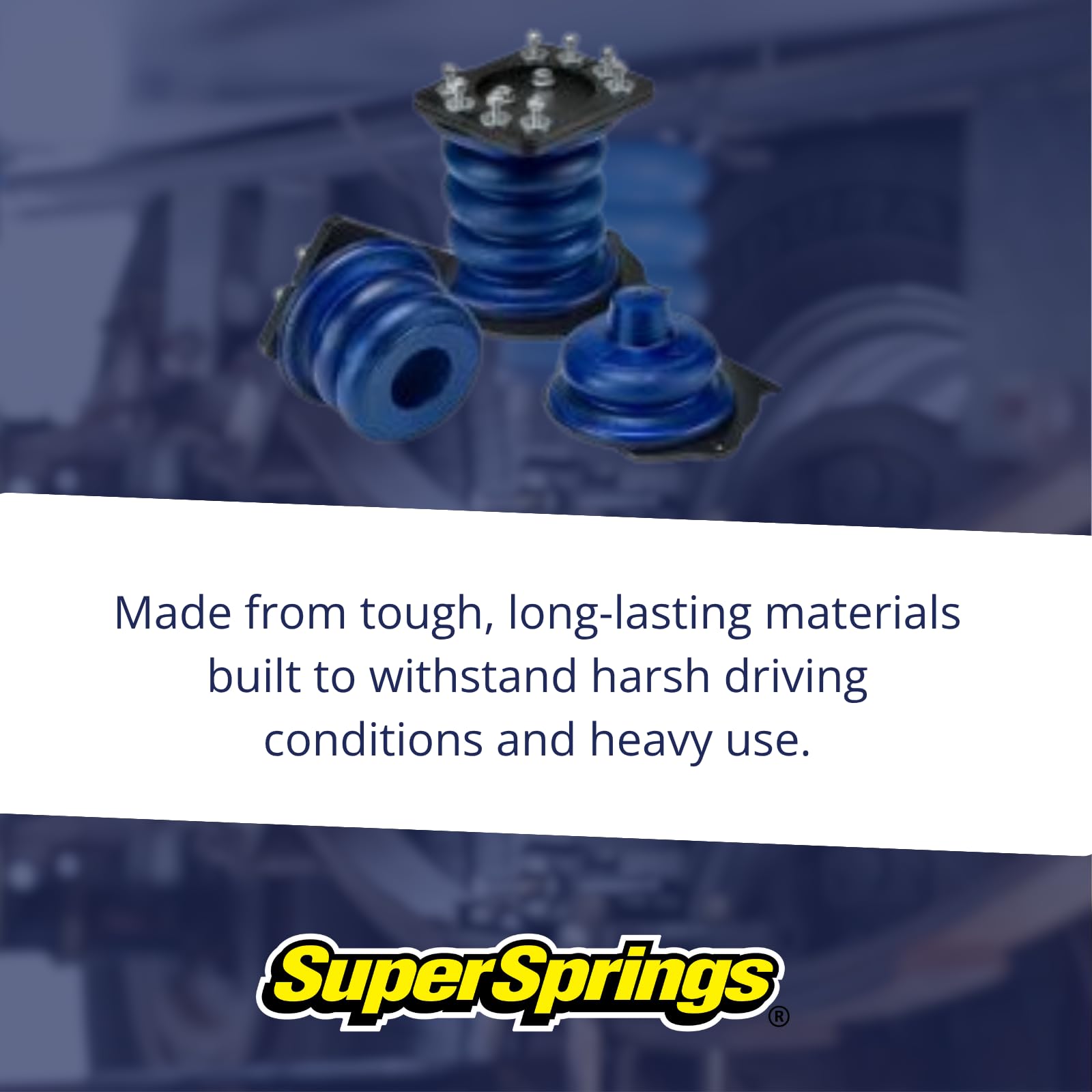 SumoSprings Rear for Chevrolet Silverado 2500|3500, GMC Sierra 2500|3500, blue | SuperSprings SSR-203-40-2