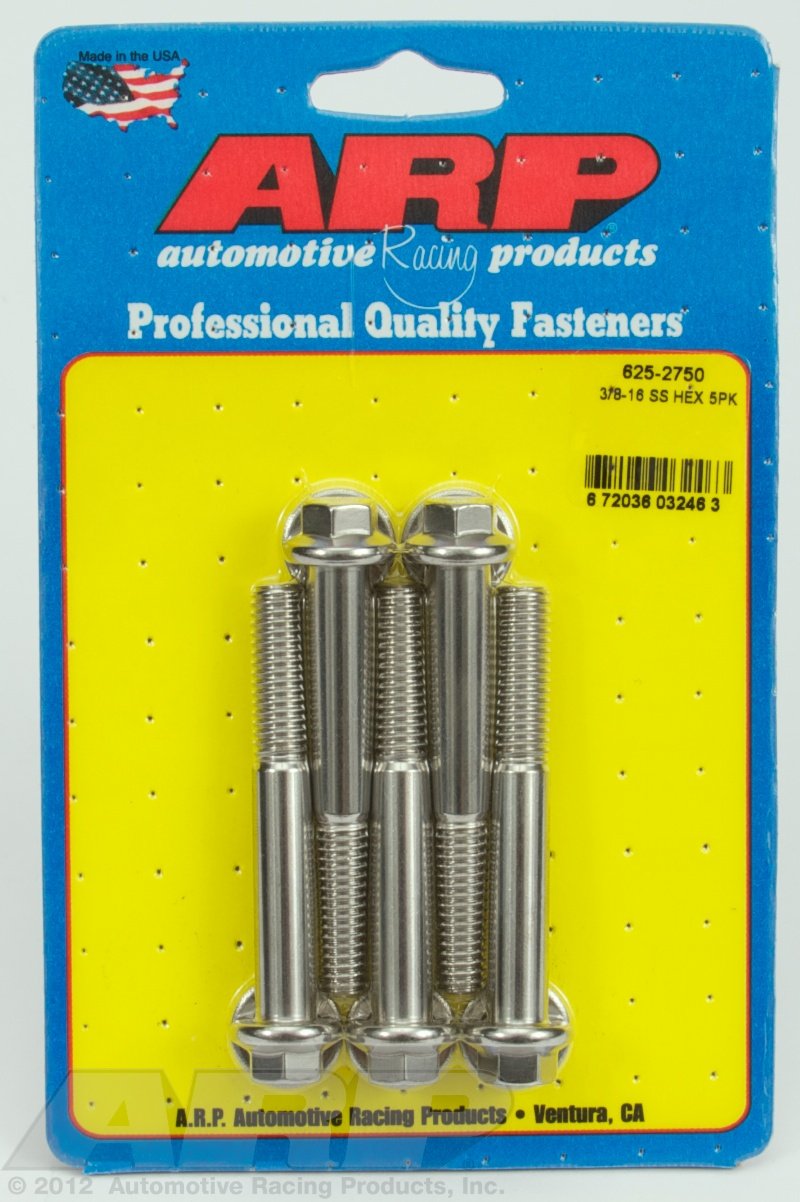 Hex Bolt ARP (625-2750), Stainless Steel