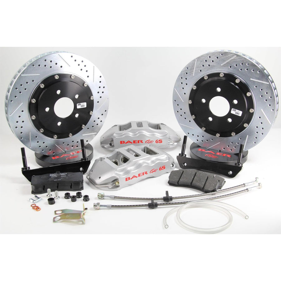 14" Ext+ Brake Sys Frt Slvr Baer Brakes 03-07 350Z (4391001S)
