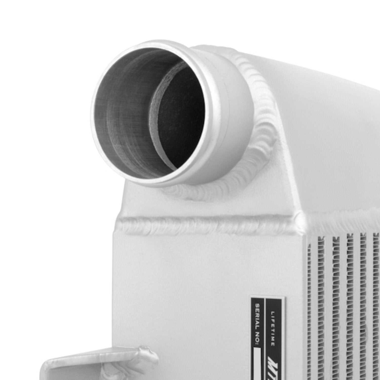 Mishimoto Top-Mount Intercooler MMTMIC-WRX-01SLBL Fits Subaru WRX/STI 2001-2007 Silver Cooler, Blue Hose