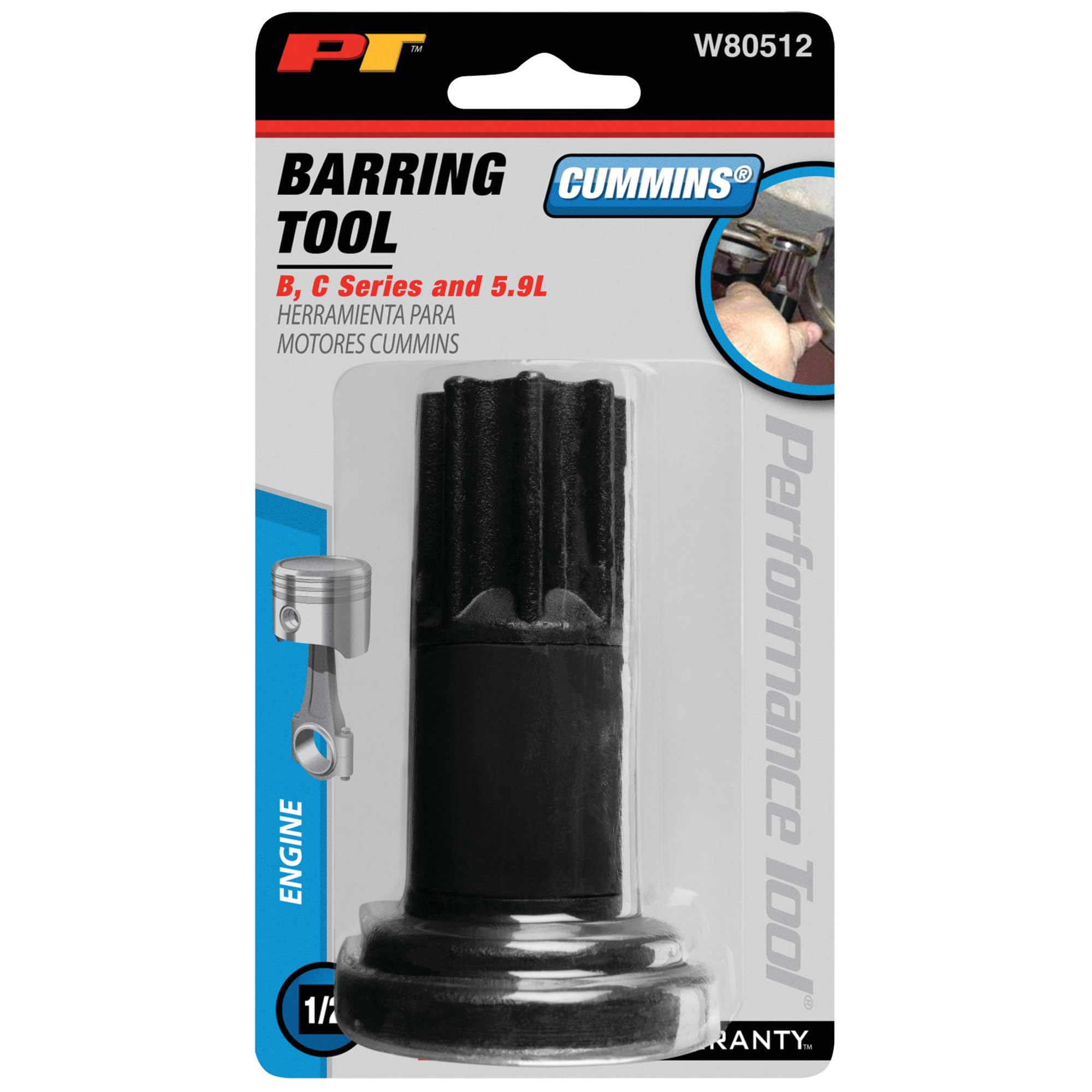 Cummins B and C Barring Tool Performance Tool W80512 and 5.9L Diesels Dodge Pickup Trucks