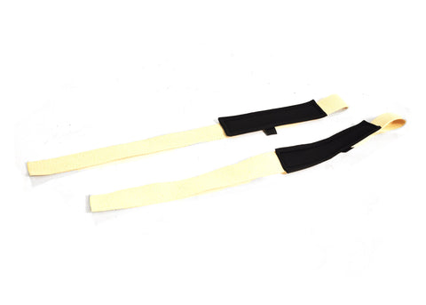 Natural Color Stroops Cotton Lifting Strap, Pair