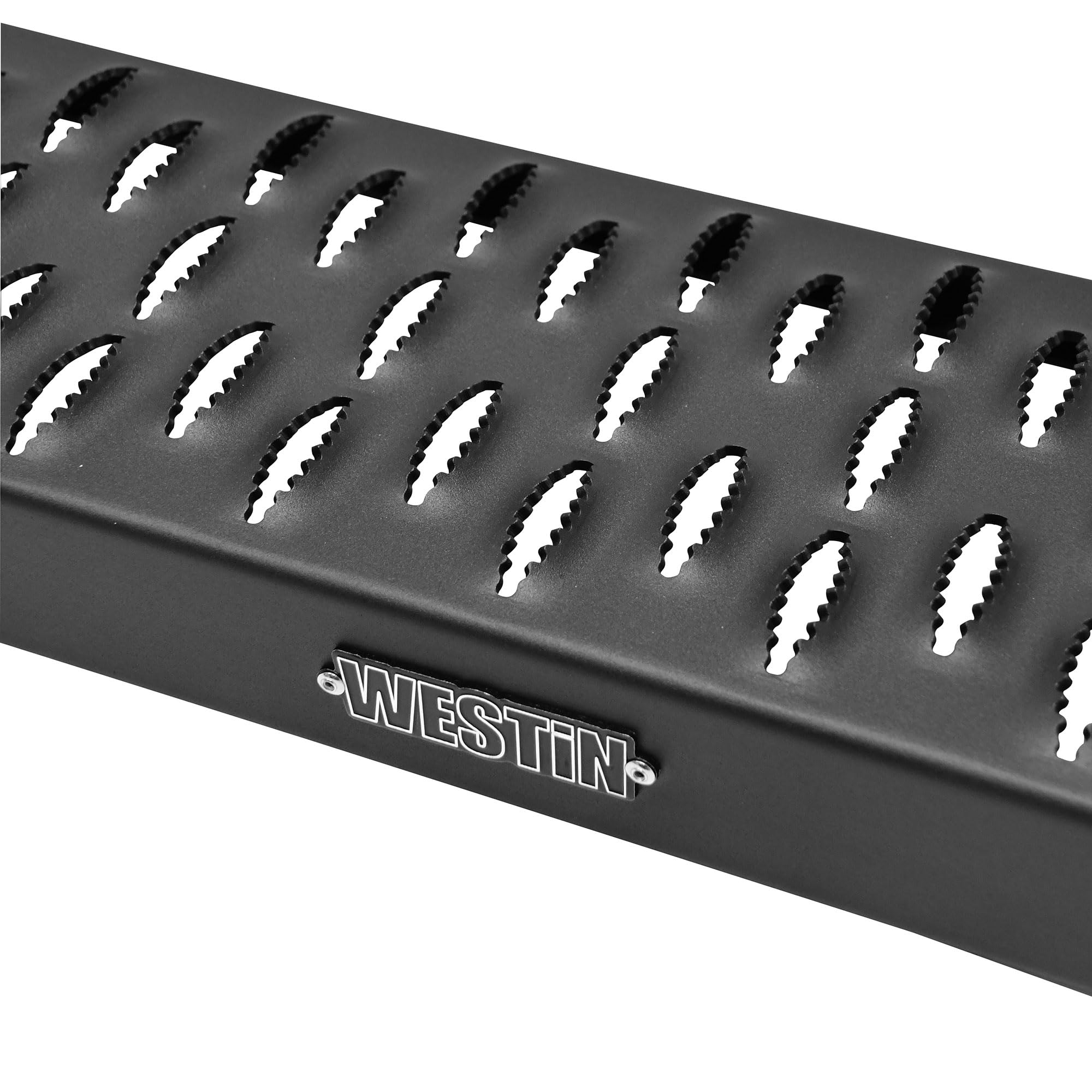 27-74705 Westin Textured Black Grate Steps Running Boards 54 inches Textured Black Running Boards