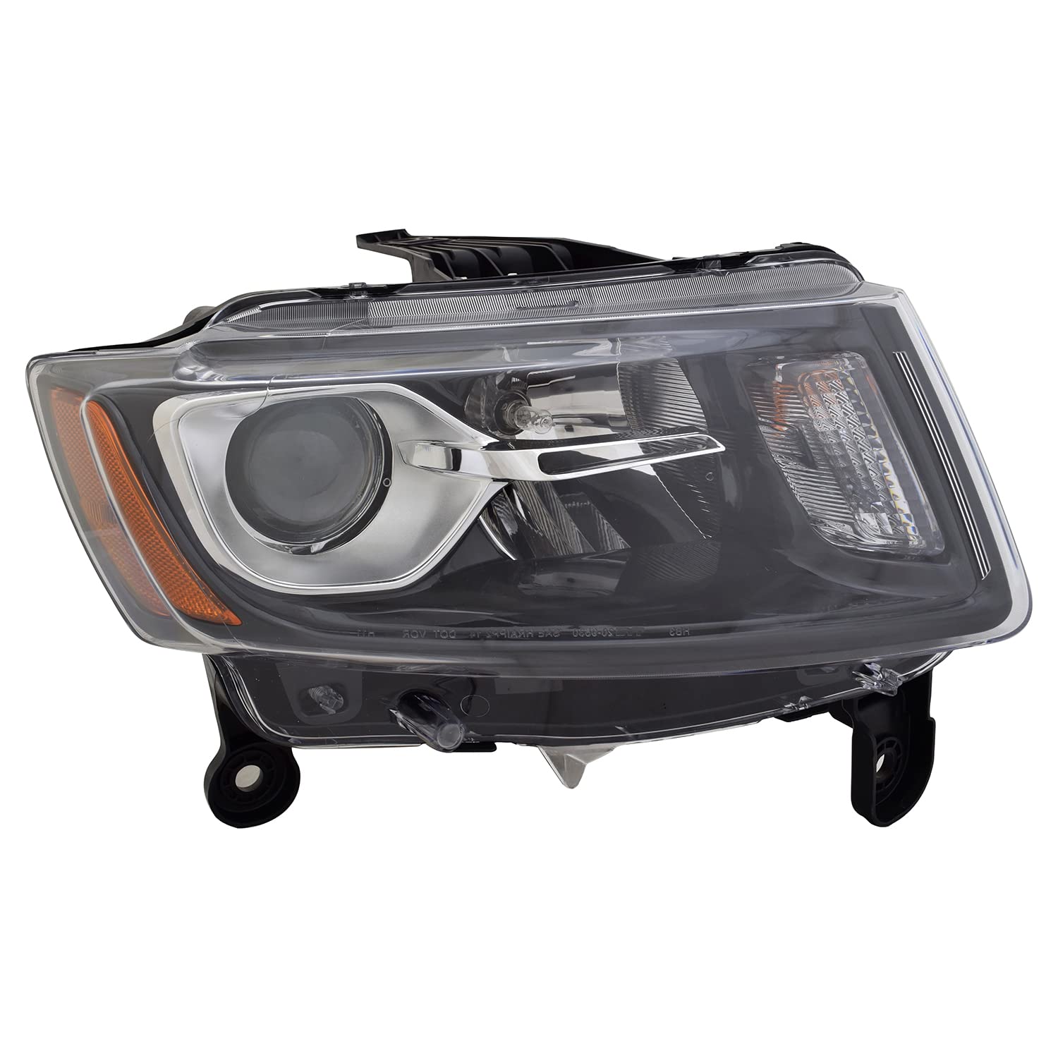 Right TYC Headlight Assembly Compatible with 2014-2016 Jeep Grand Cherokee
