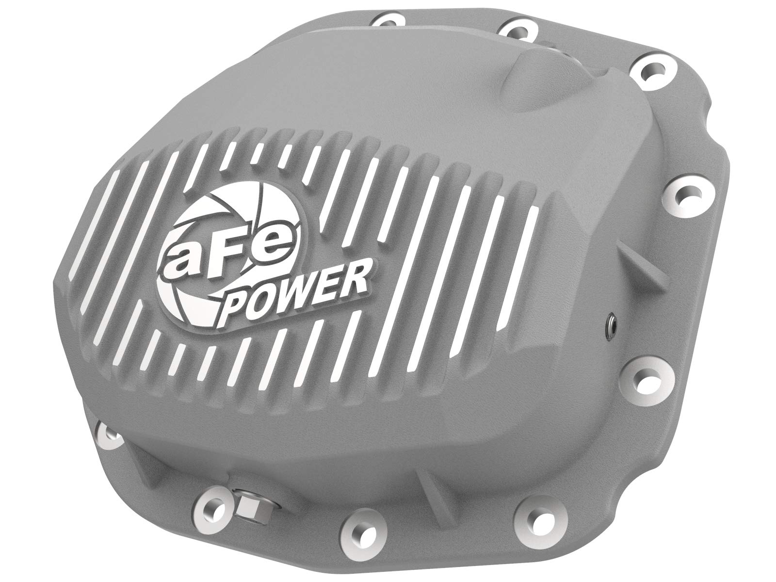 aFe POWER Rear Differential Cover Street Series Raw w/Machined Fins - #46-71180A - Ford F-150 15-23 (Super 8.8-12)