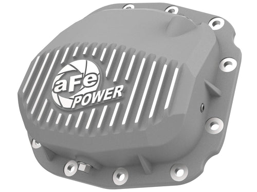 aFe POWER Rear Differential Cover Street Series Raw w/Machined Fins - #46-71180A - Ford F-150 15-23 (Super 8.8-12)
