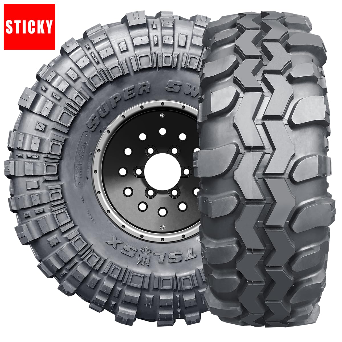 TSL SX Super Swamper Bias Tire - 43/14.5R17