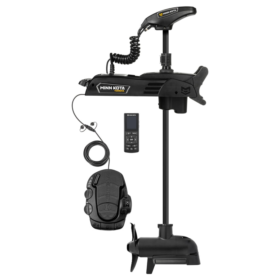 Minn Kota QUEST Terrova Brushless Bow-Mount Electric Trolling Motor with MEGA Side Imaging – 90/115 Lb. Thrust, 45 In. Shaft, Freshwater