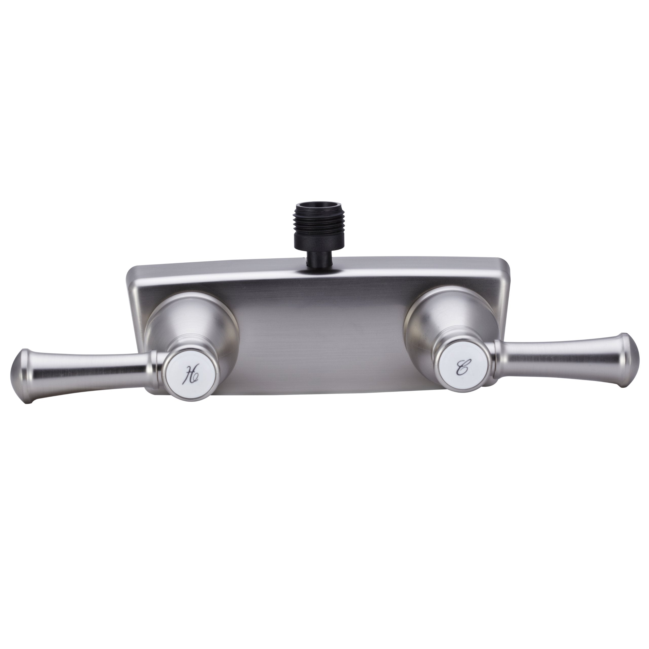 Dura Faucet RV Shower Faucet DF-SA100L-SN Diverter with Hot/Cold Handles (Brushed Satin Nickel)