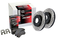 Rear Stoptech 938.33561 Street Axle Pack Drilled & Slotted