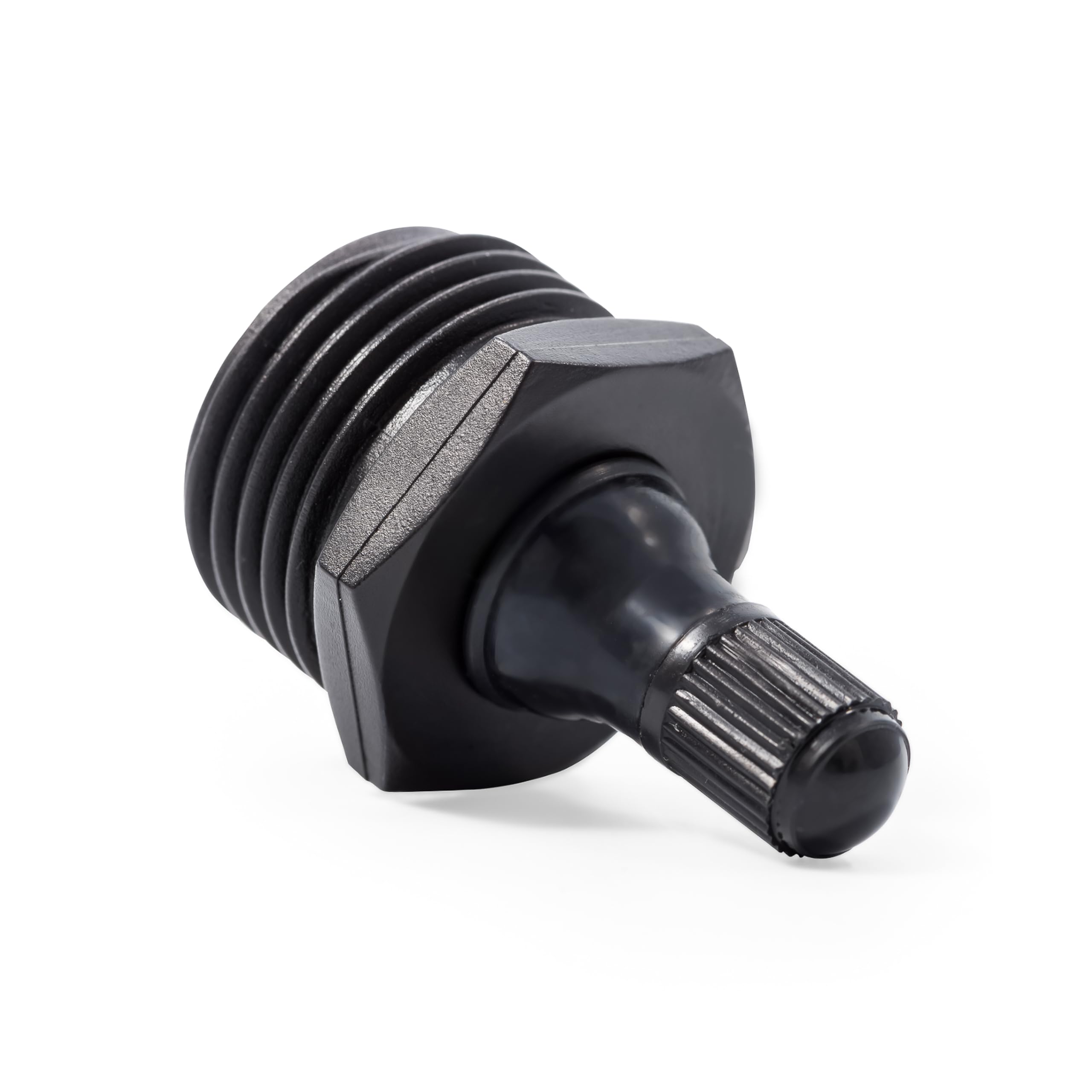 Camco Blow Out Plug RV with Schrader Valve - Features Rust Resistant Double Plastic Construction - Essential Winterization Tool Prevents Freeze Damage (36133)