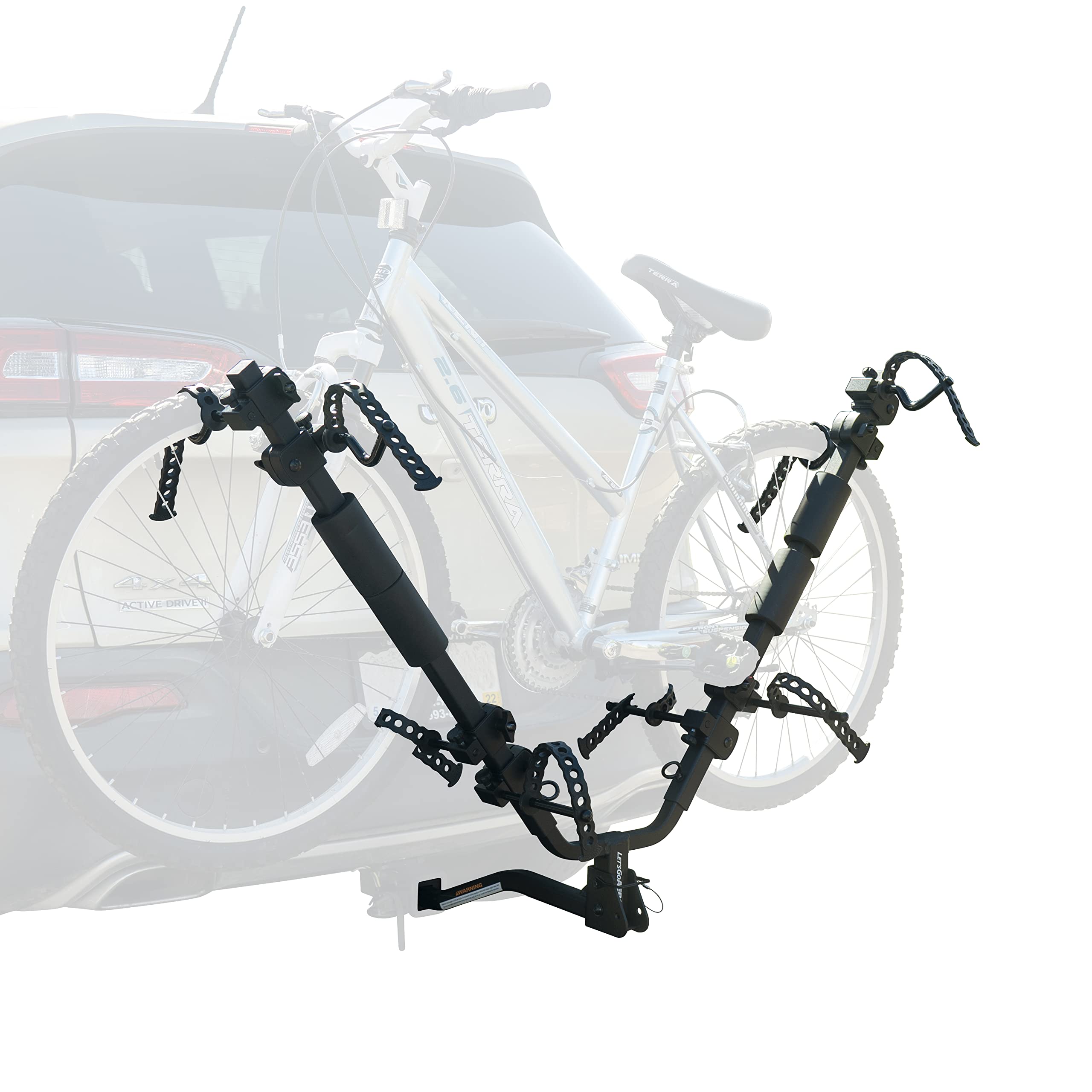 BikeWing-2 PRO Let's Go Aero Two Bike Hitch V-Rack (Model B02189)