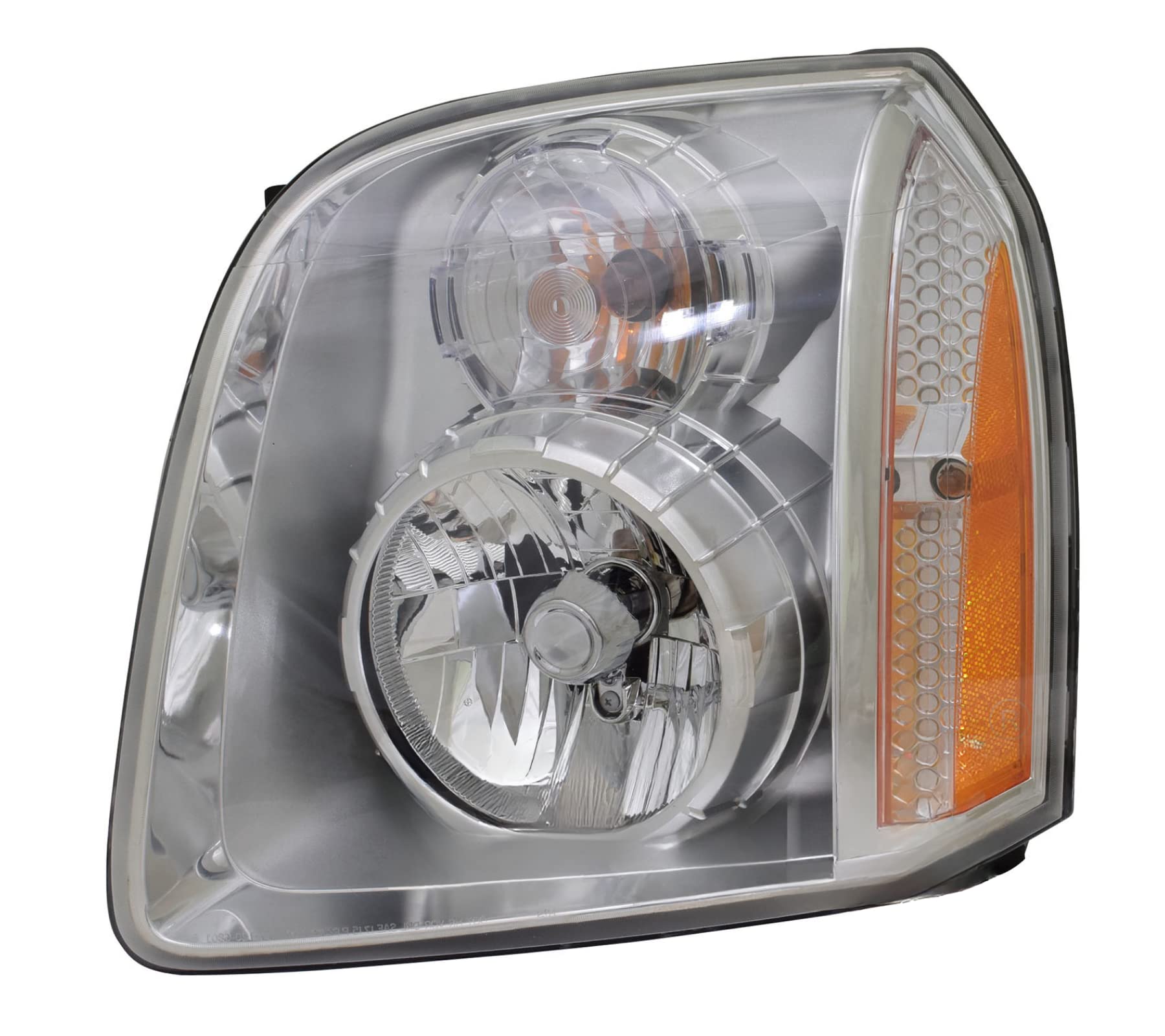Left TYC Headlight Assembly Compatible with 2007-2014 GMC Yukon Denali Suv