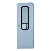 Lippert Upgraded RV Radius Entry Door with Right Hinge and Screen Door