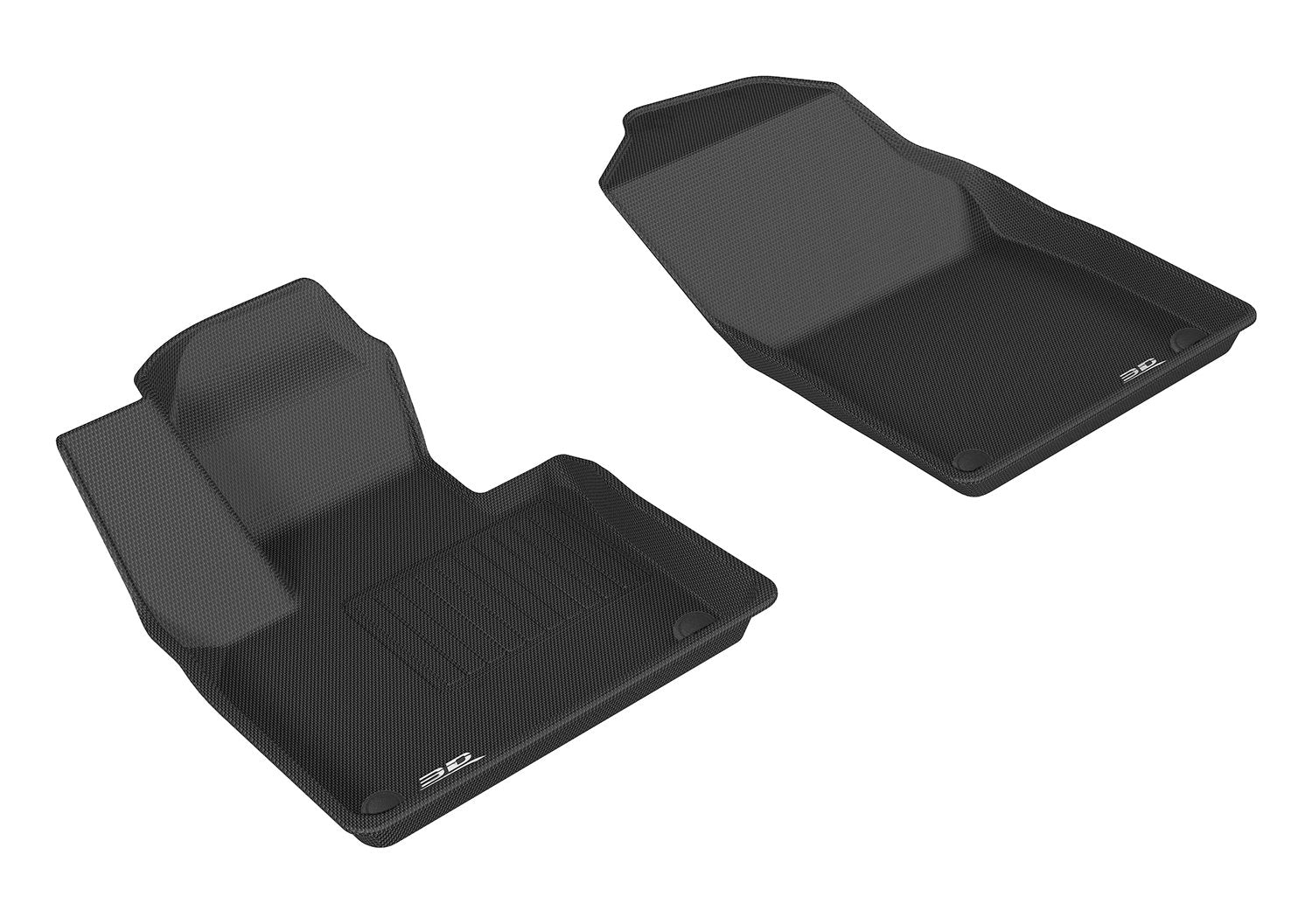 Kagu Floor Mat 3D MAXpider Custom Fit (Black) Compatible with Volvo XC90 2015-2026 - R1