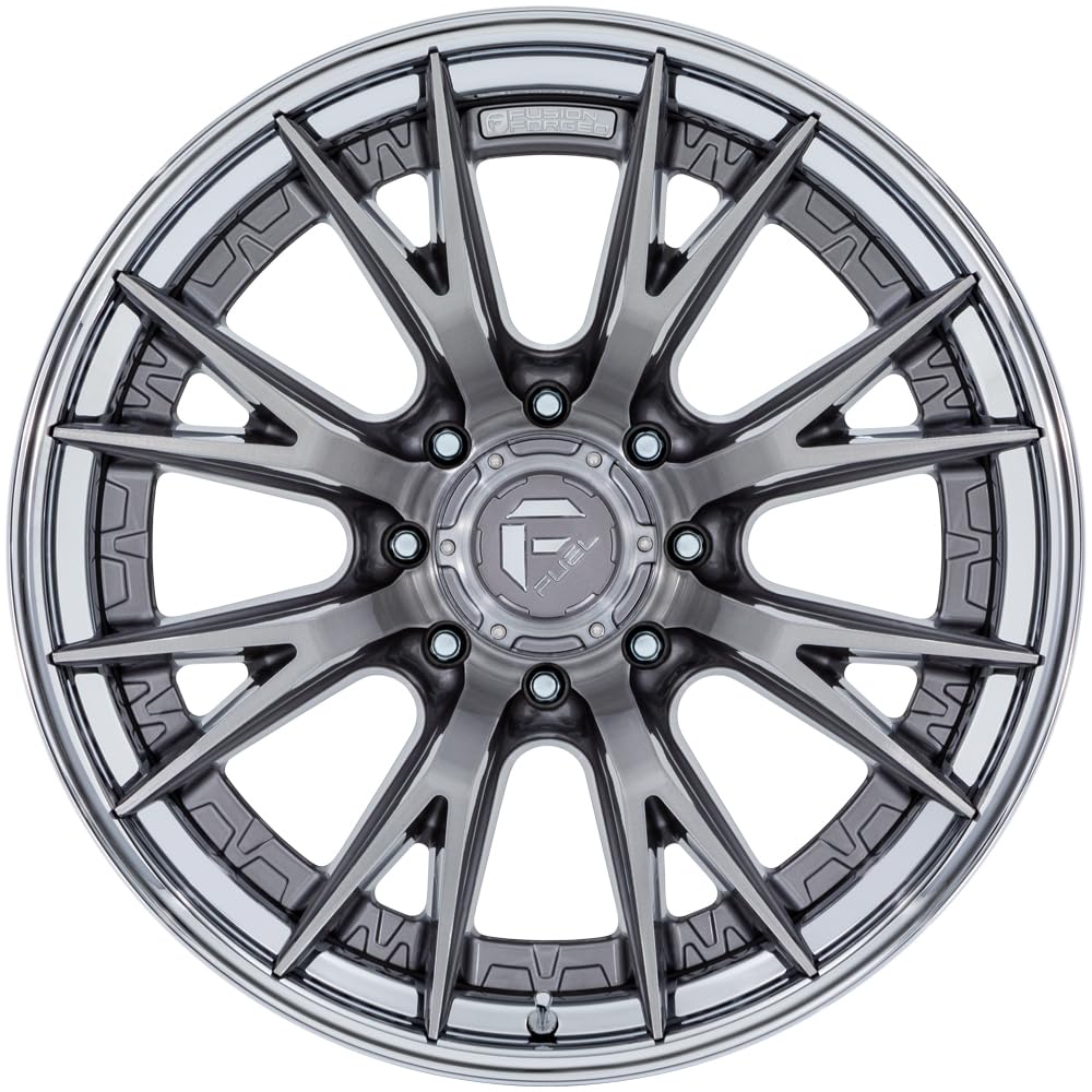 FUEL OFF-ROAD FC402 22X12 CATALYST 8X170 4.77-44mm PLATINUM WITH CHROME LIP - FC402AP22128744N