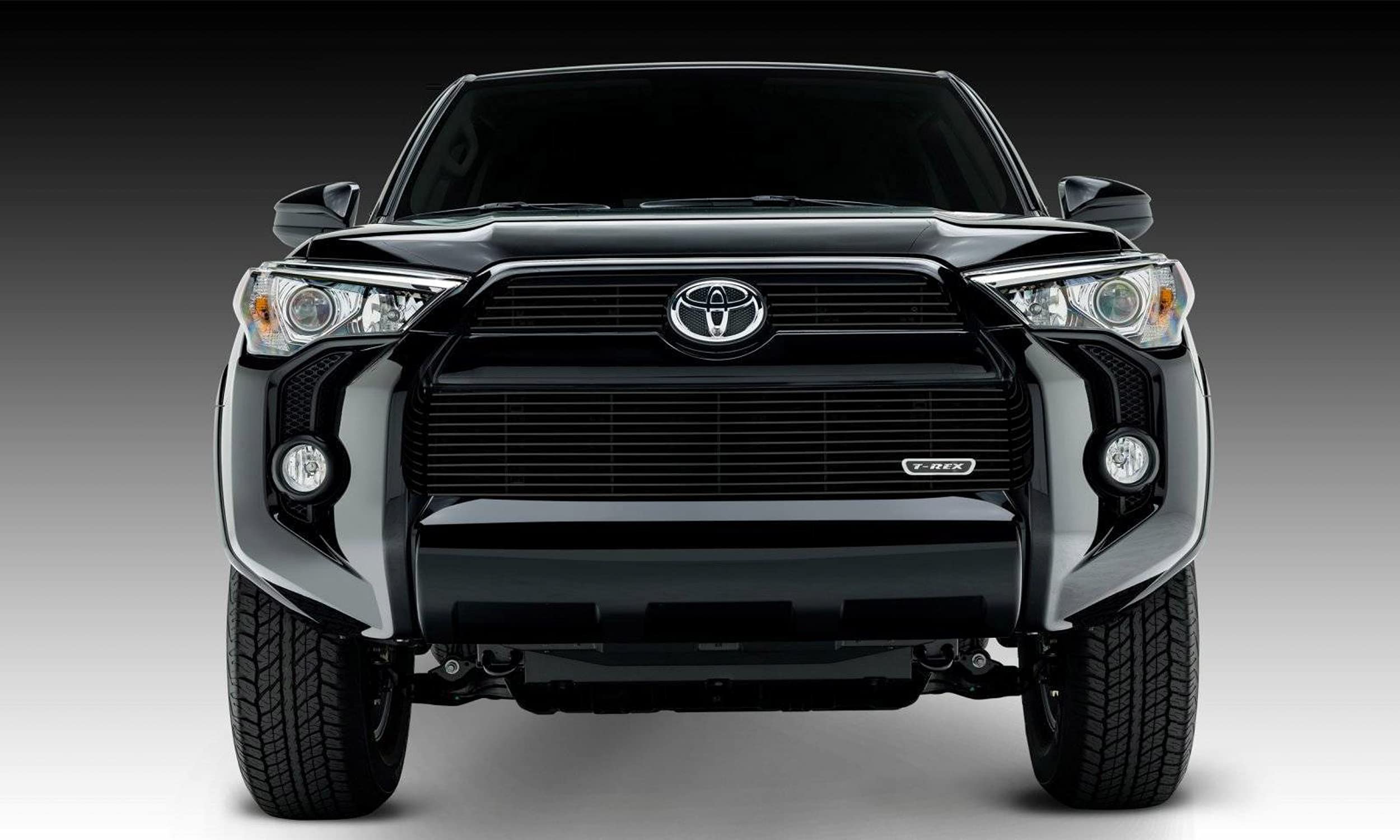 2014-2019 Toyota 4Runner T-Rex Grilles Billet Grille, Black, 3 Pc, Overlay - PN #21949B