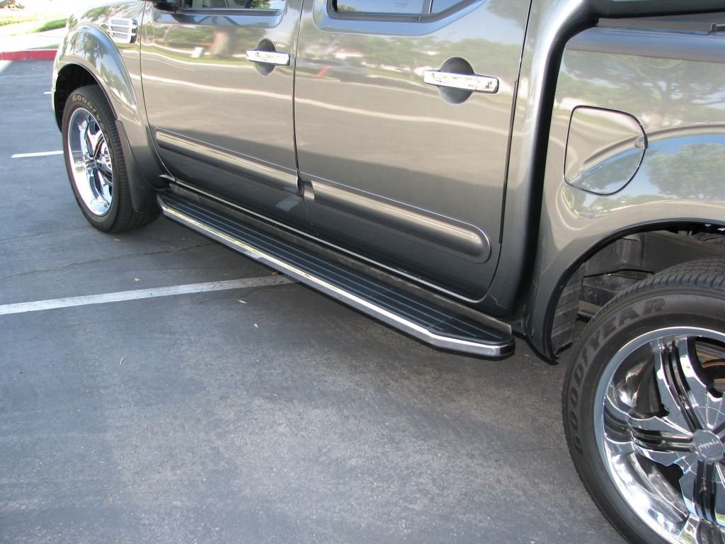Running Board TrailFX R0008RB Fits Ford Bronco Sport 2021-2025 Black 68 Inch Extruded Aluminum with Stainless Steel Trim 200 lb Capacity Set of 2
