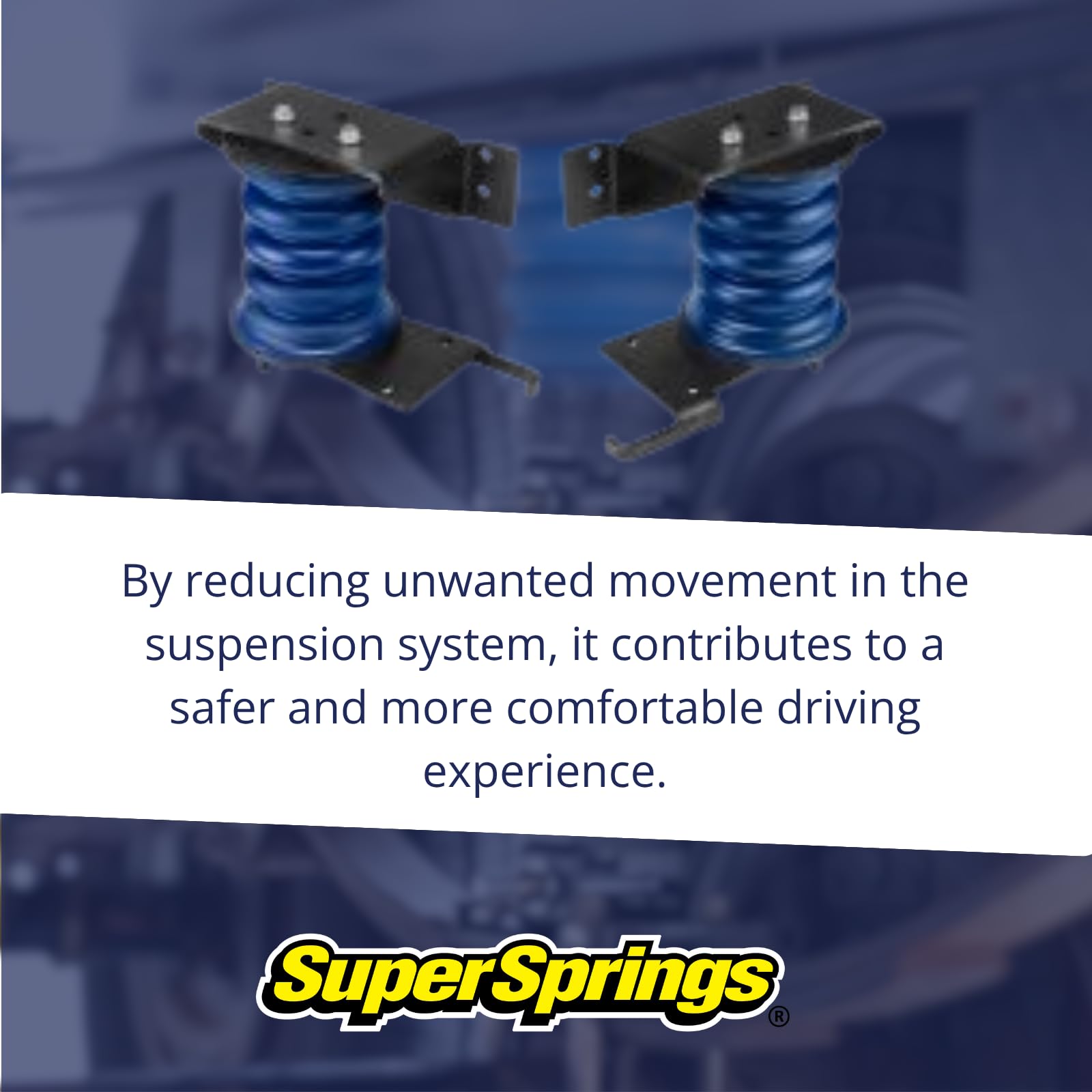 SumoSprings Rear for Ford E-350|E-450, Blue | SuperSprings SSR-106-40-1