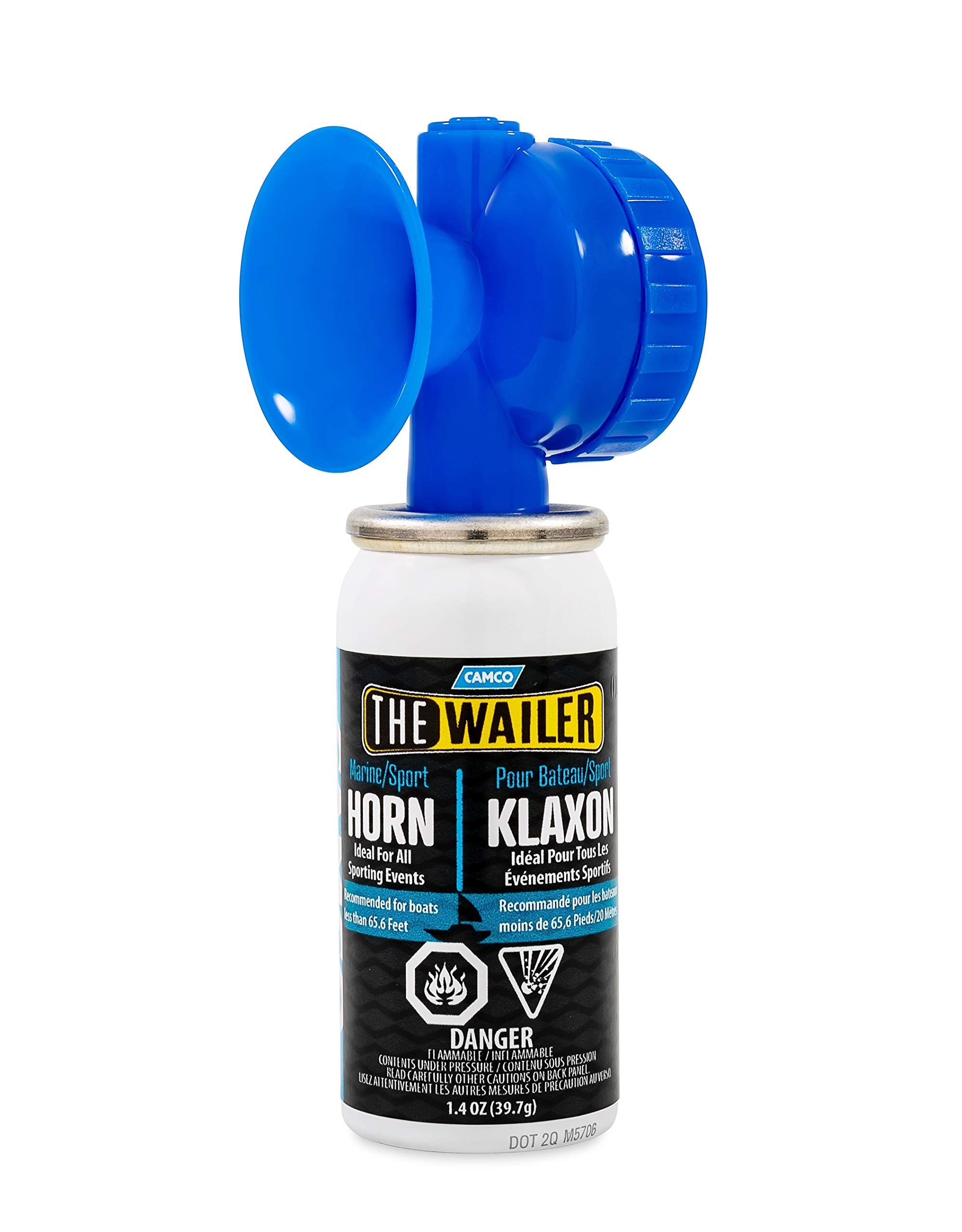 Aerosol Camco Signal Horn, 1.4 oz. | Multi-Purpose use | Audible for at Least 1 Mile | Meets U.S. Coast Guard Requirements | Easy-to-use (50160)
