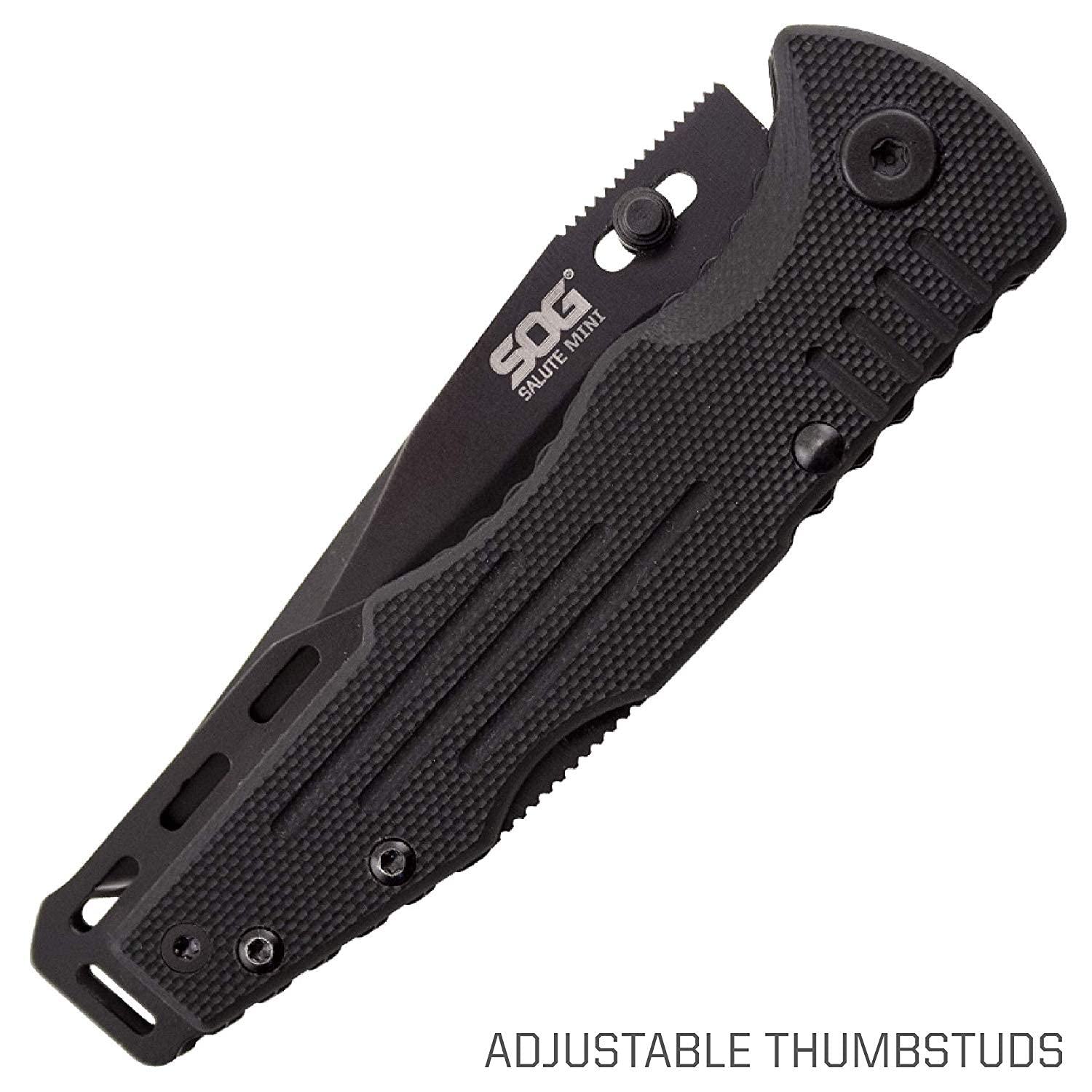 SOG Knives - Mini Salute, Black Oxide, G10